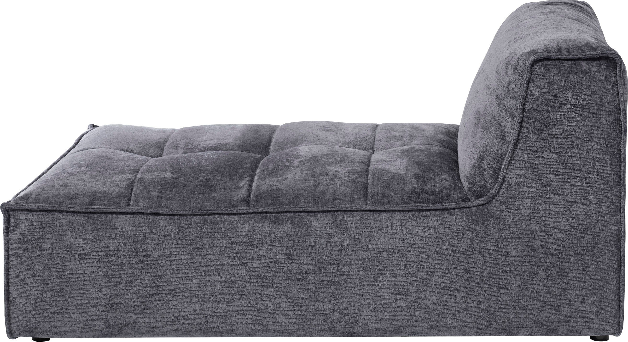 RAUM.ID Sofaelement Monolid kan worden gebruikt als module of afzonderlijk, bekleding in teddy-look (1 stuk)