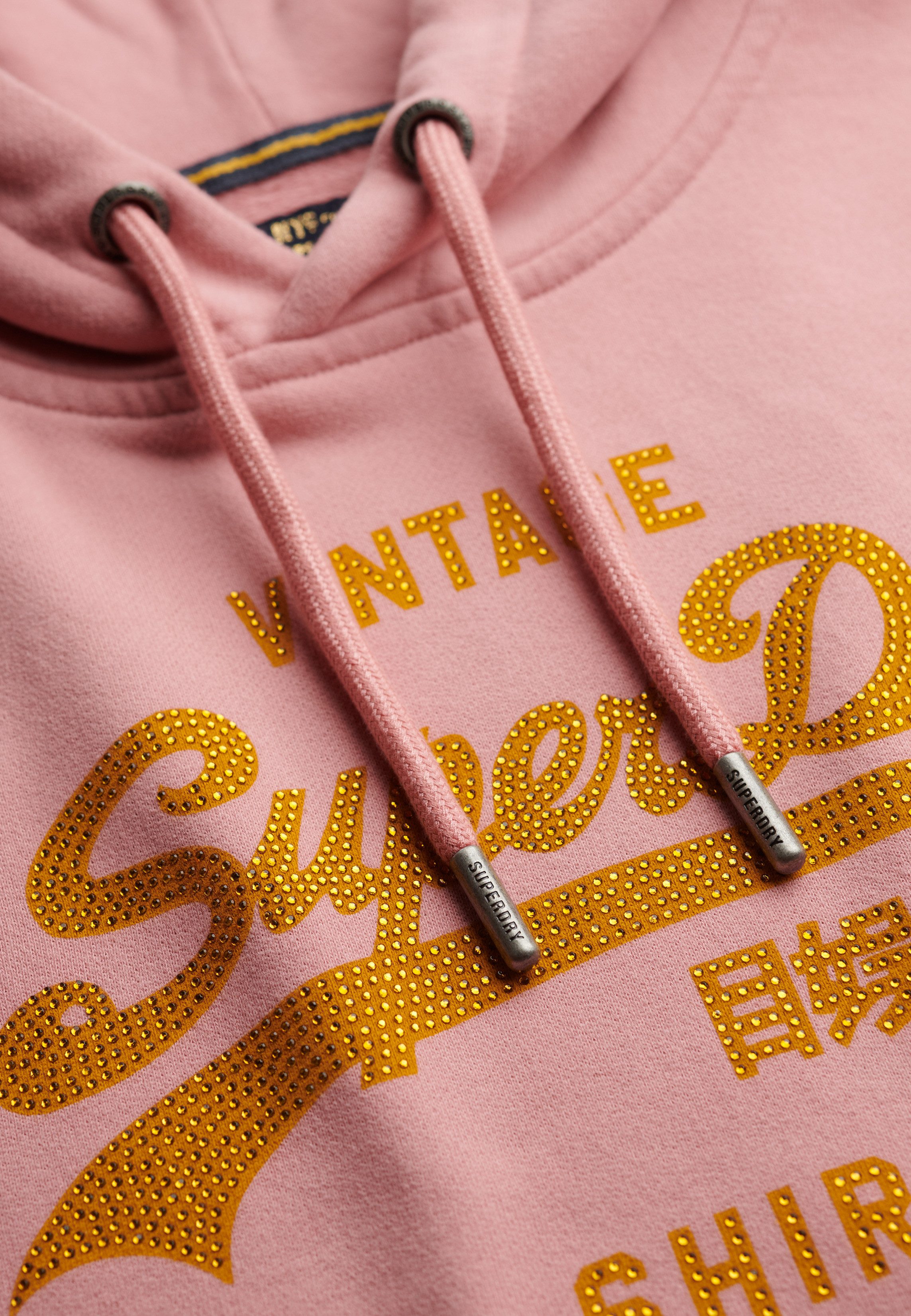 Superdry Hoodie EMBELLISHED VL RELAXED HOOD