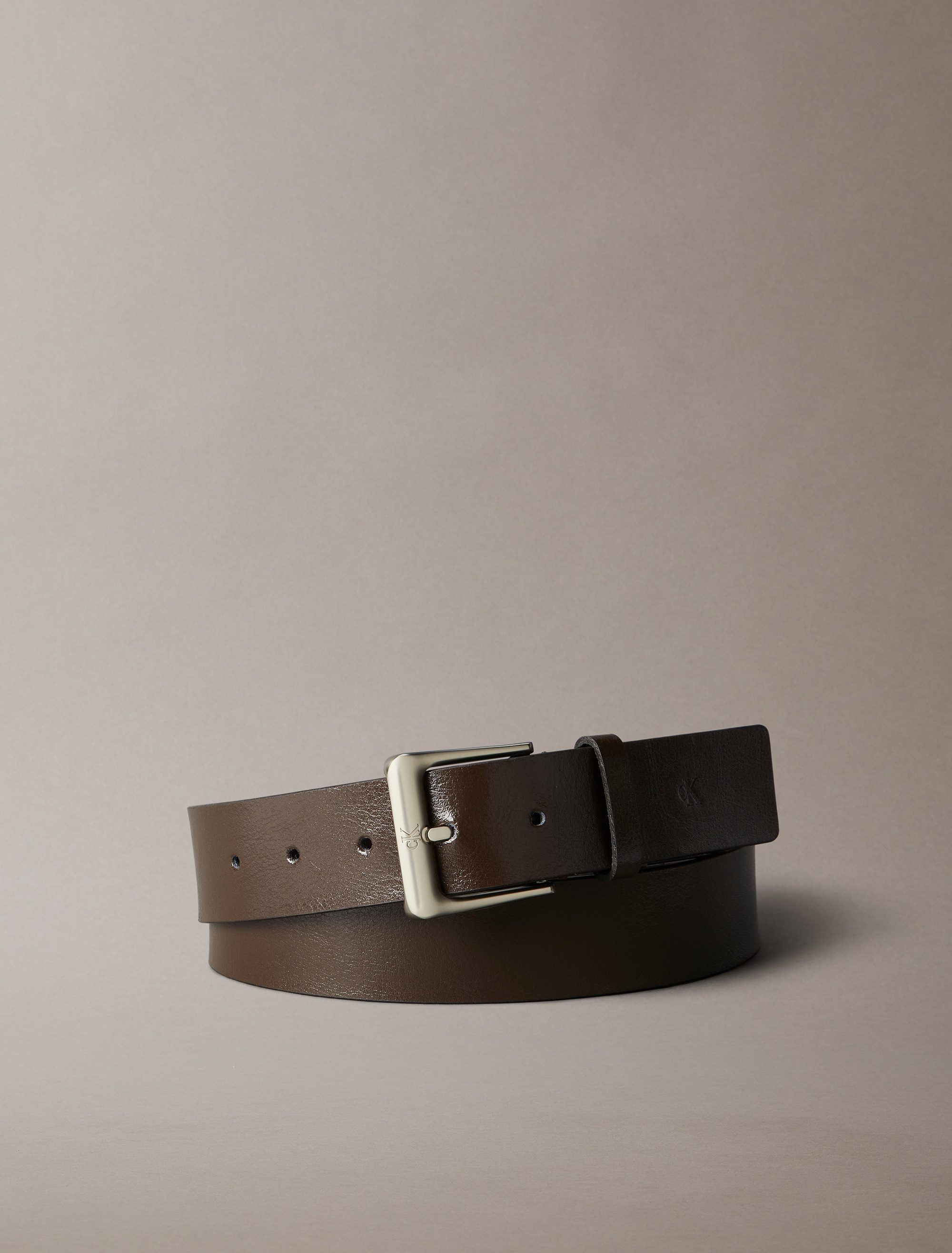 Calvin Klein Leren riem CLASSIC BUCKLE 35MM