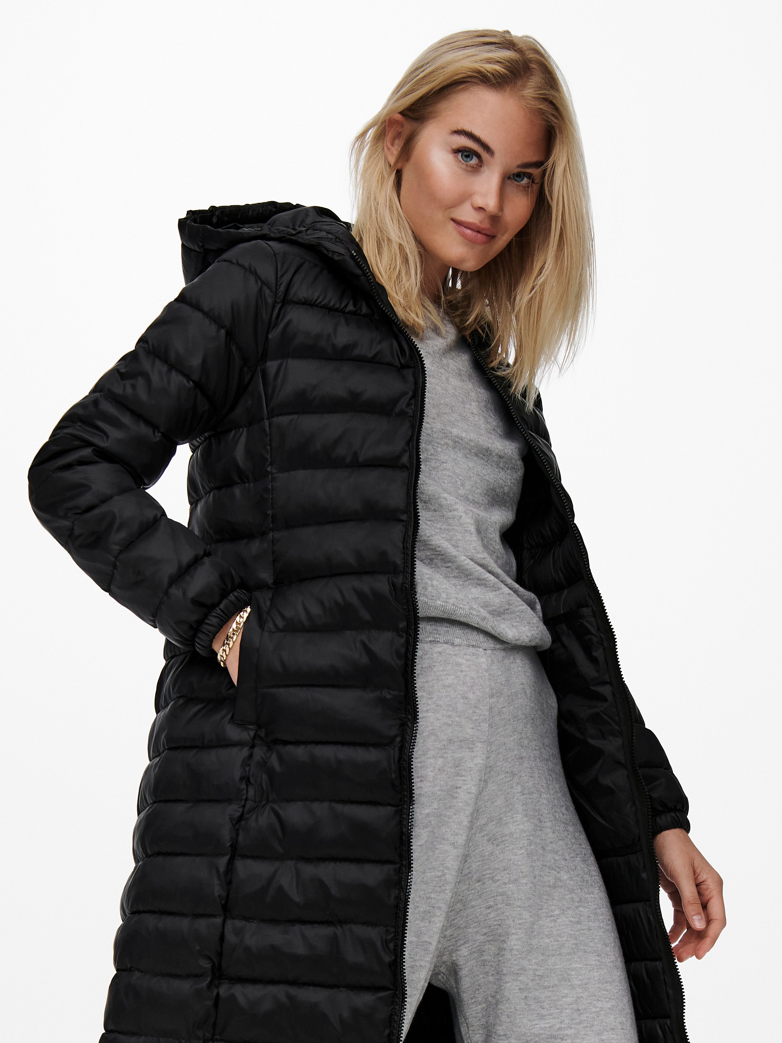 Only Gewatteerde jas ONLNEWTAHOE X-LONG COAT CS OTW