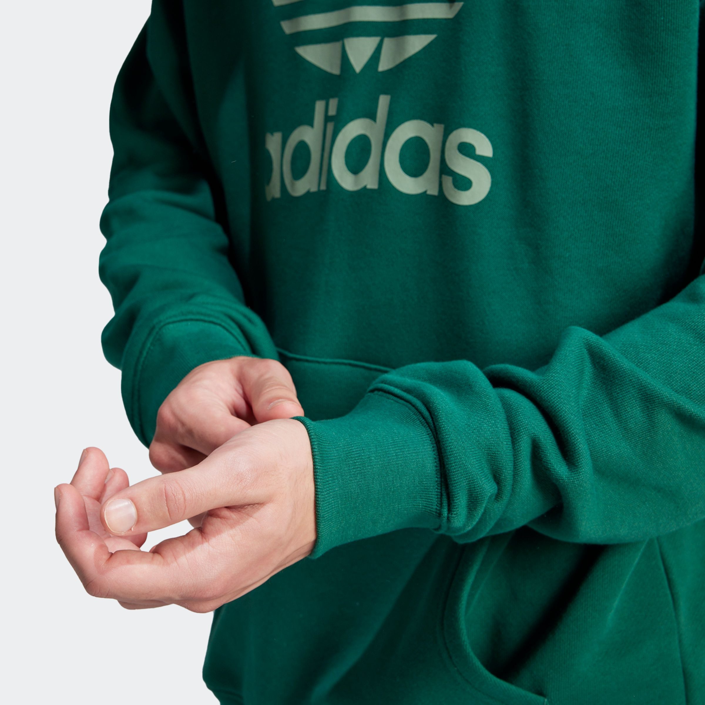 adidas Originals Hoodie TREFOIL HOODY Hoodie, sweatshirt met grote logo-opdruk