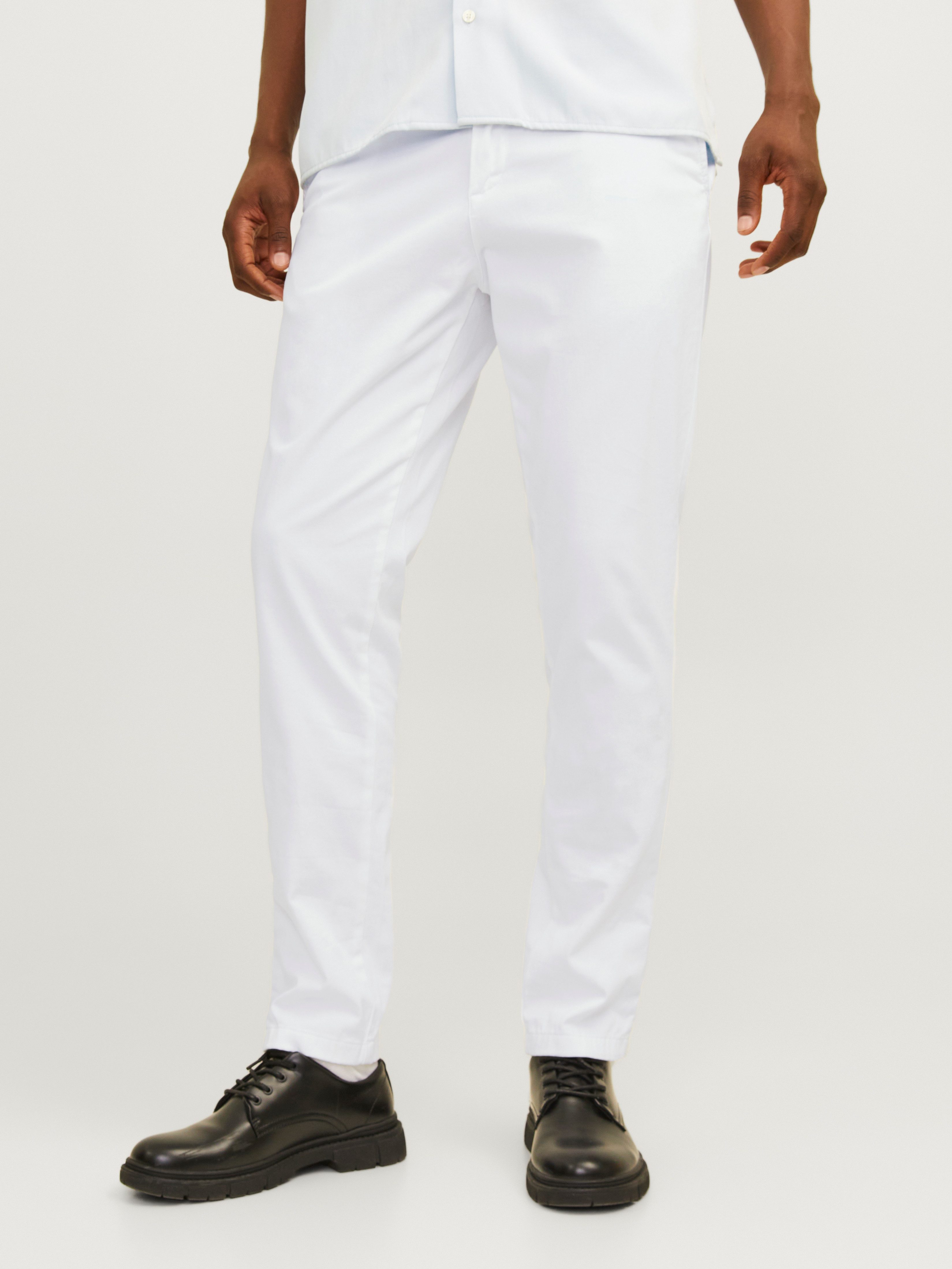 Jack & Jones Chino JPSTMARCO JJBOWIE NOOS heren chino's maat 30 wit