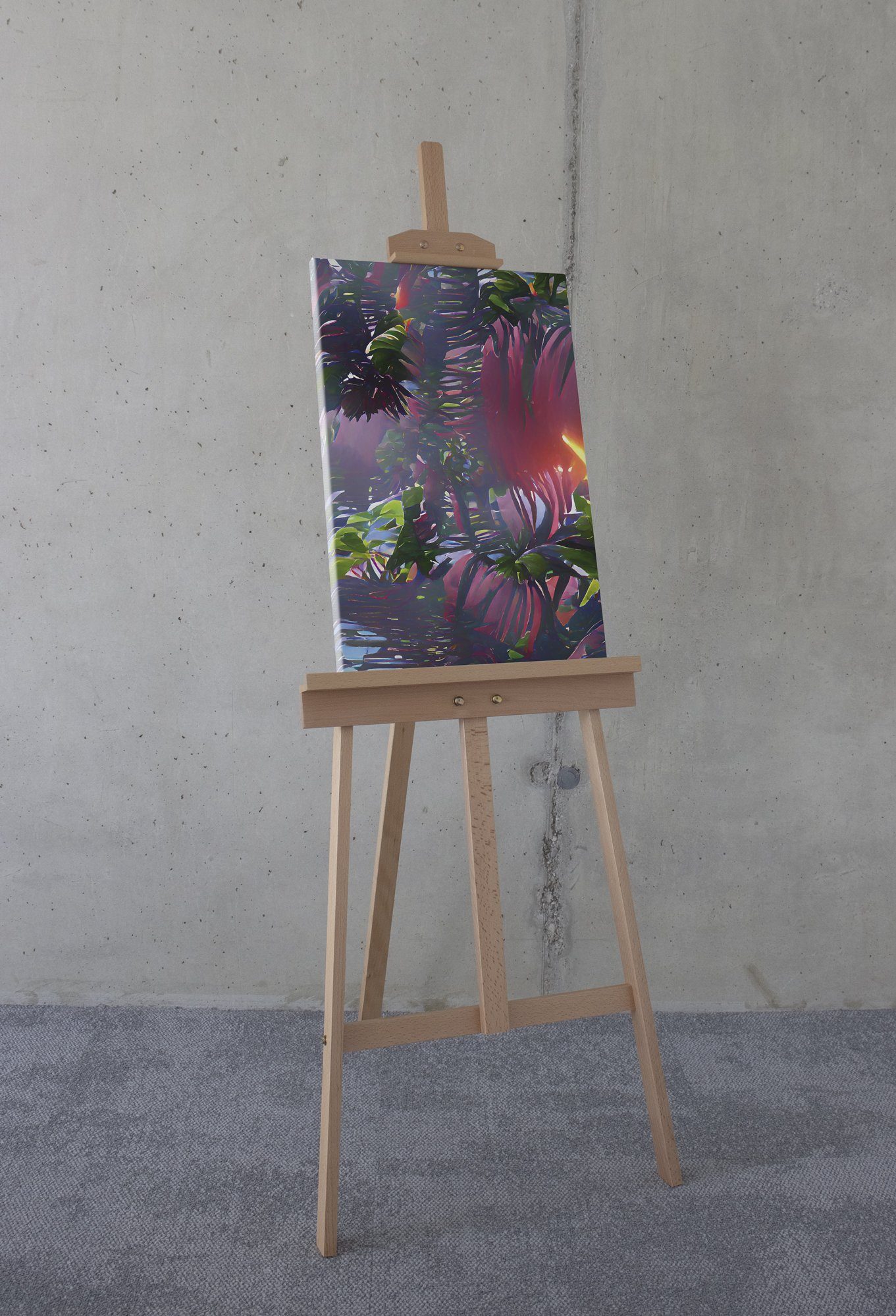 Komar Artprint op linnen Rockabilly - Afmeting 40 x 60 cm (1 stuk)