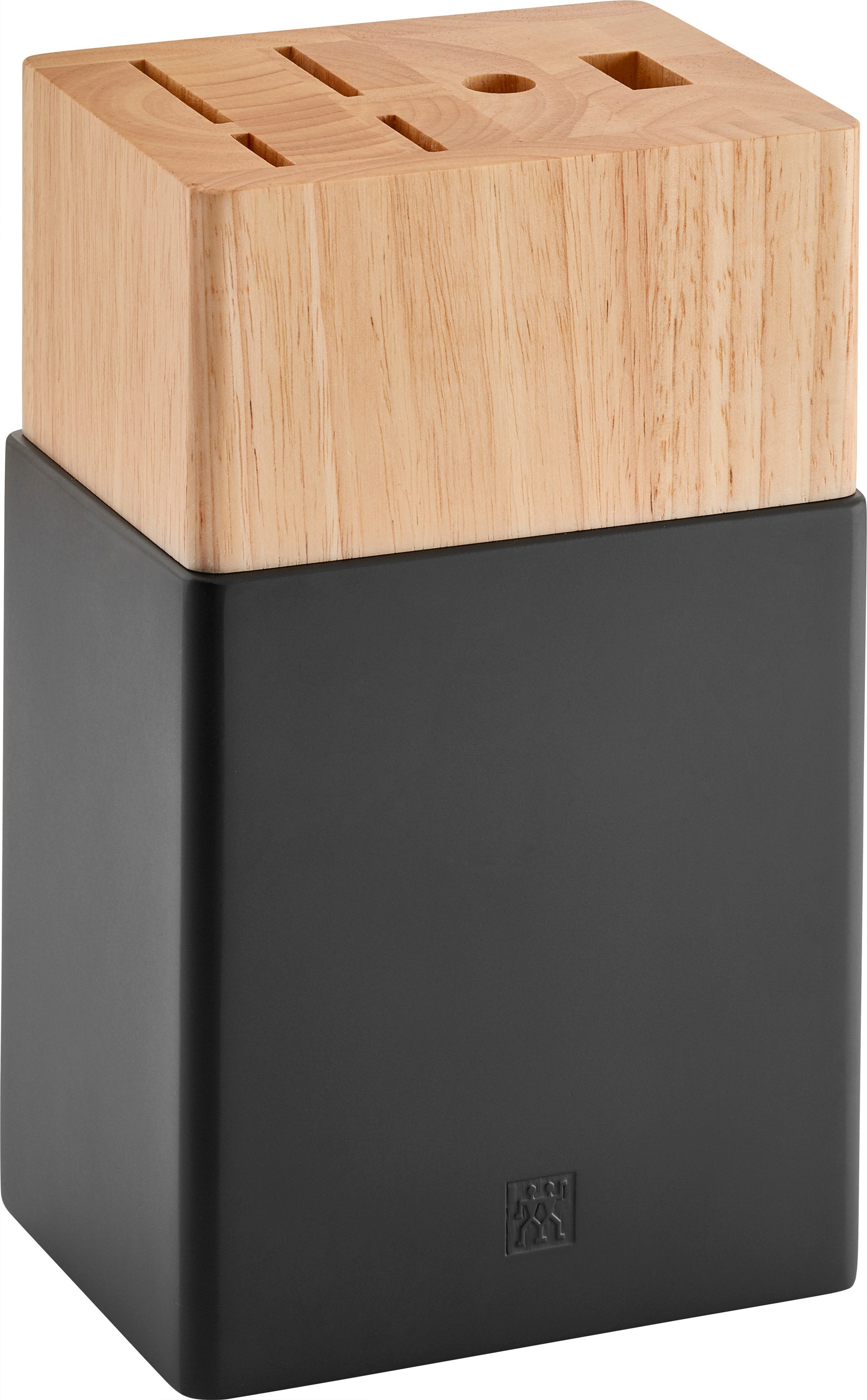 Zwilling Messenblok ***** FIVE STAR Messenblok met 4 messen + 1 schaar + 1 aanzetstaal, berken, zwart (set, 8-delig)