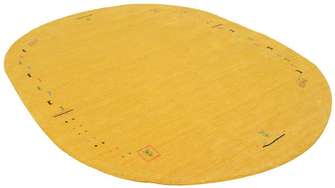 morgenland Wollen kleed GABBEH FEIN FENTH zuiver scheerwol veelkleurig randdessin, woonkamer