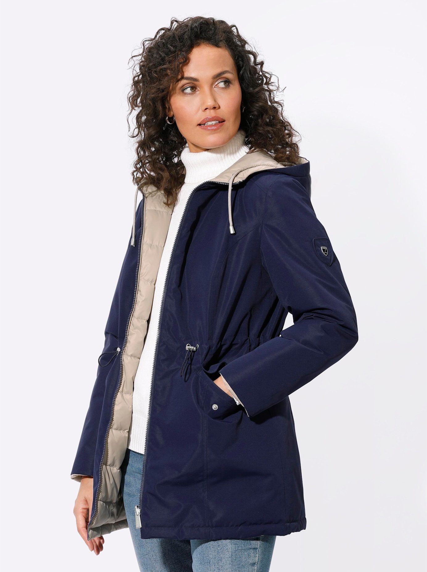 Casual Looks Tweezijdig te dragen jack