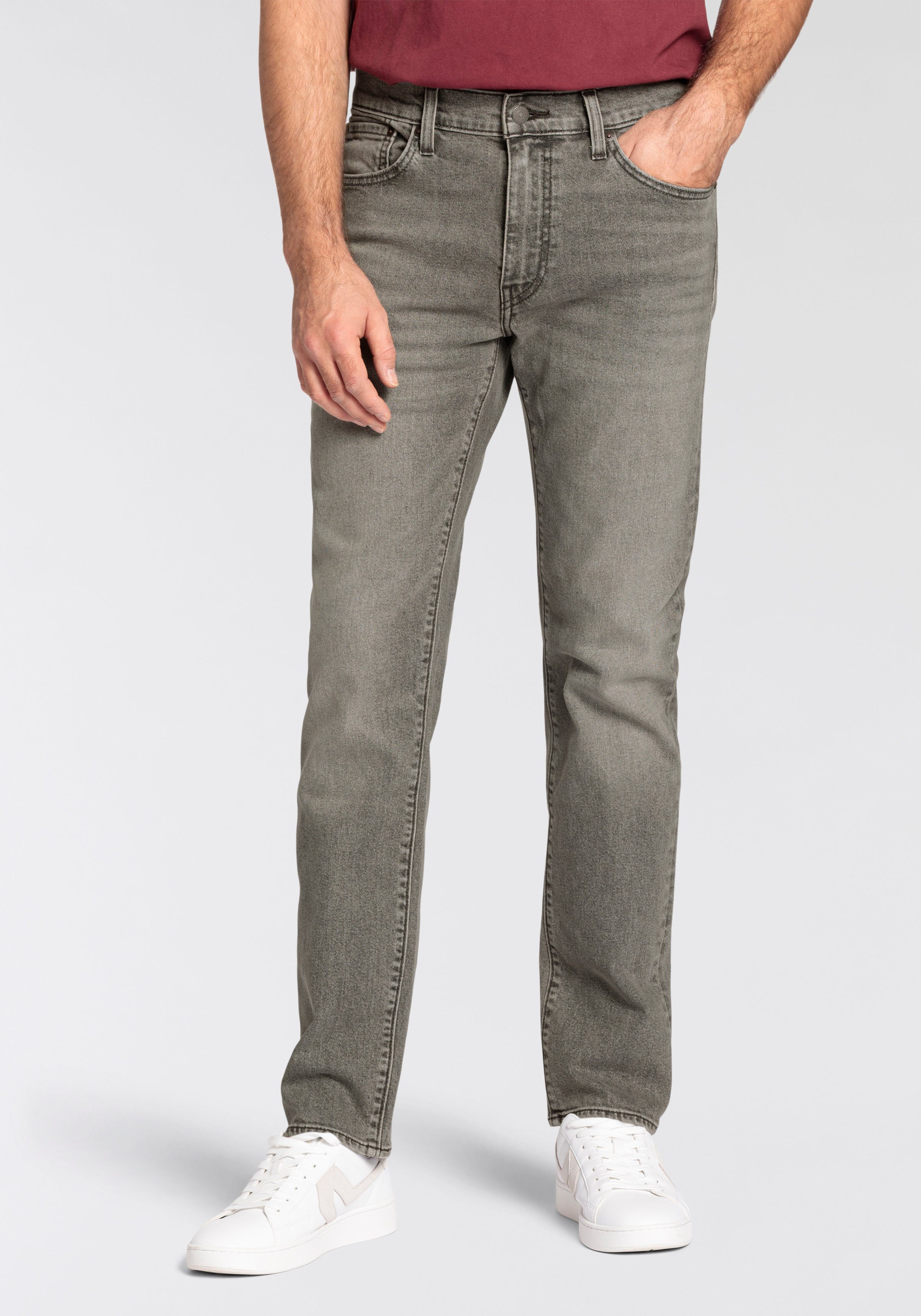 Levi's Slim fit jeans 511 SLIM met stretch heren slim fit jeans maat 30 grijs