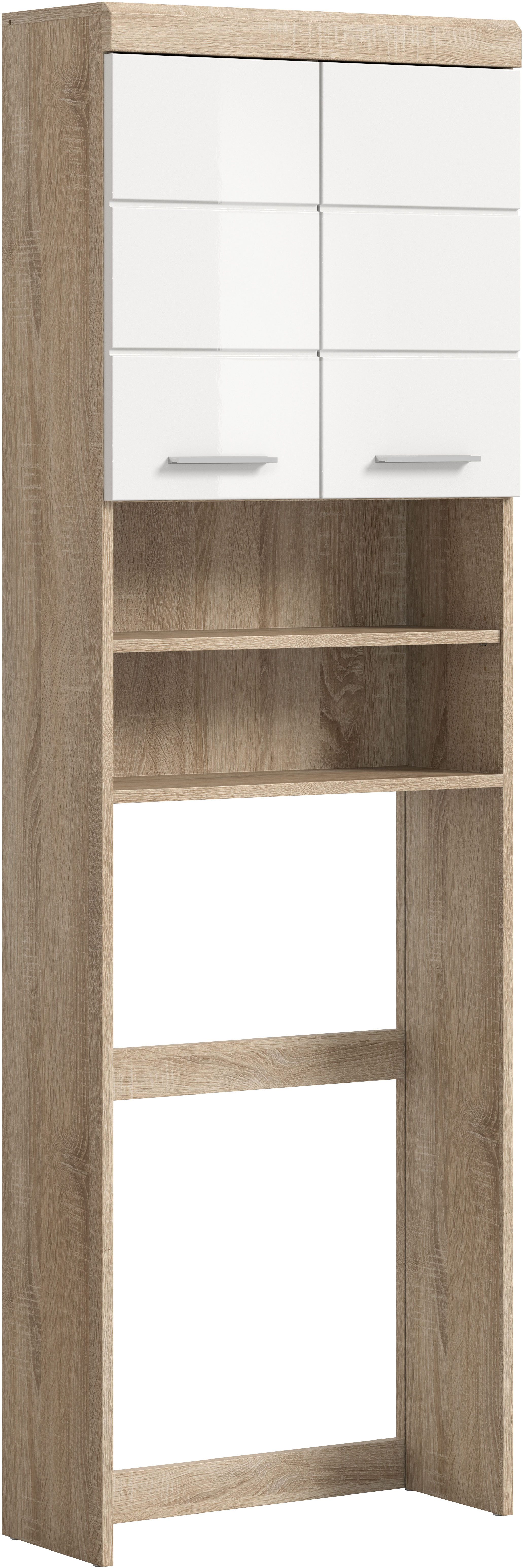 INOSIGN Kast voor wasmachine Siena, breedte 63 cm, voor wasmachine & droger, 2 deuren, MDF-front ombouwkasten