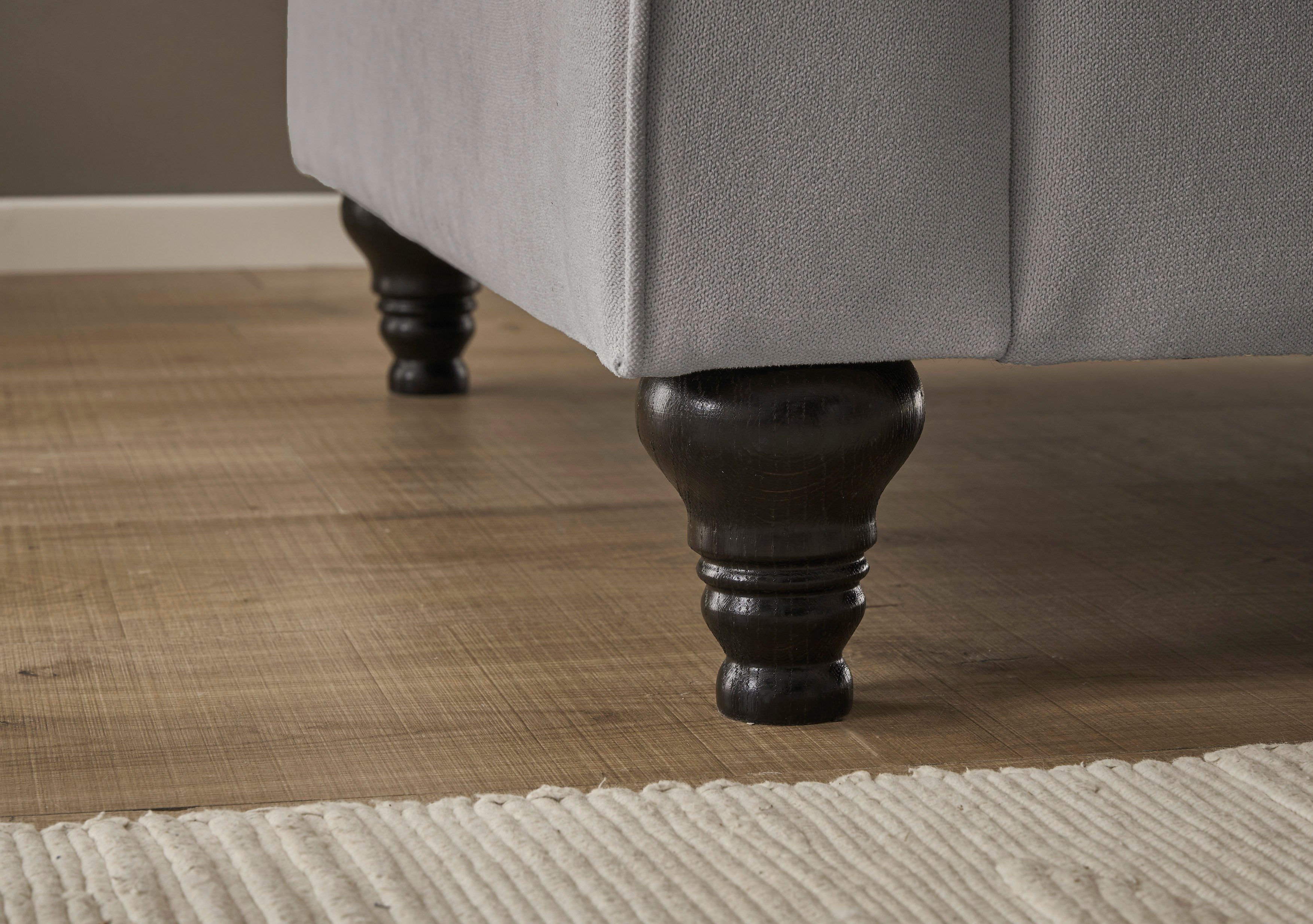 Home affaire 3-zitsbank Westminster met binnenveringsinterieur