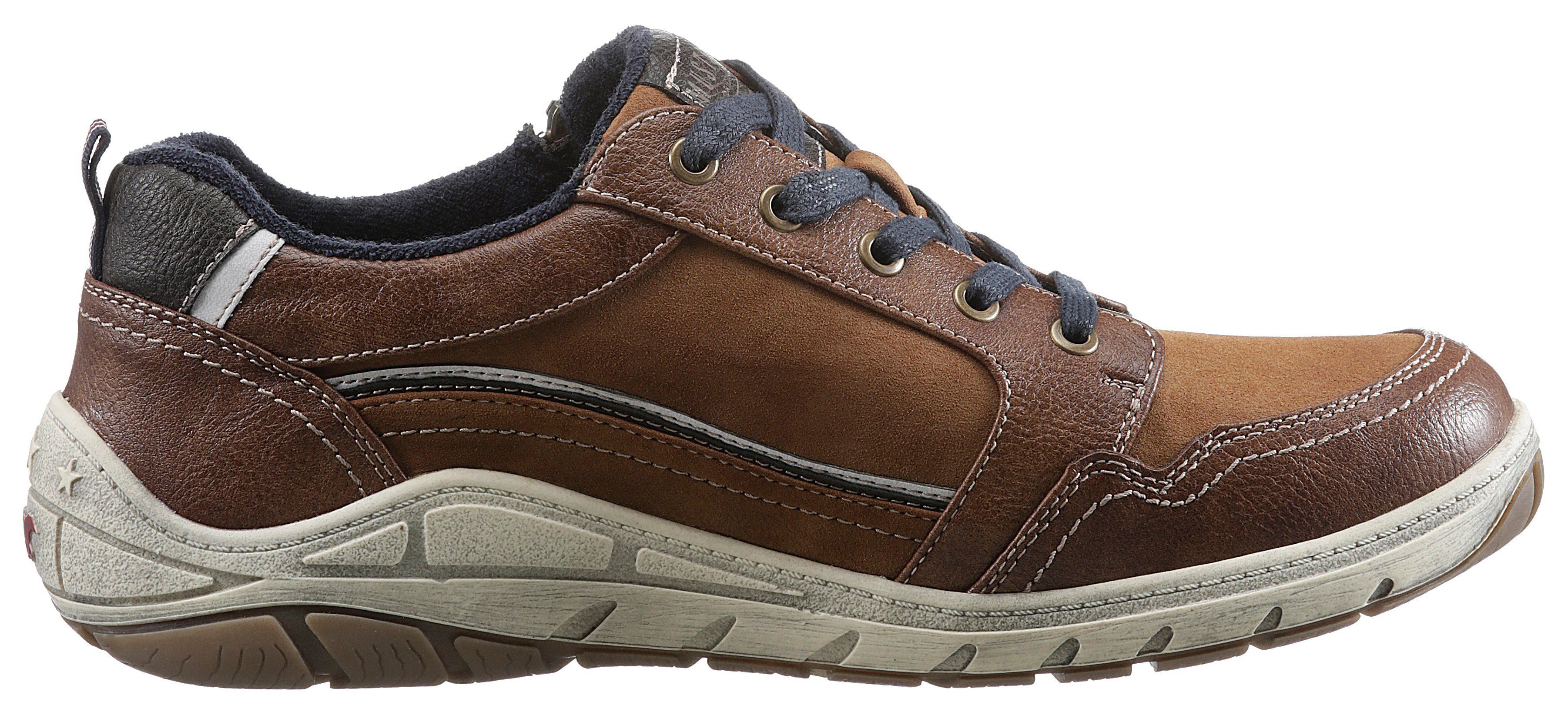 Mustang Shoes Sneakers met zijlogo, vrijetijdsschoen, lage schoen, veterschoen