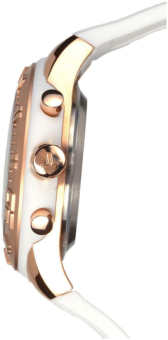 Jacques Lemans Chronograaf Miami Quartzhorloge, horloge, dames, heren, siliconen band, tot 20 bar waterdicht