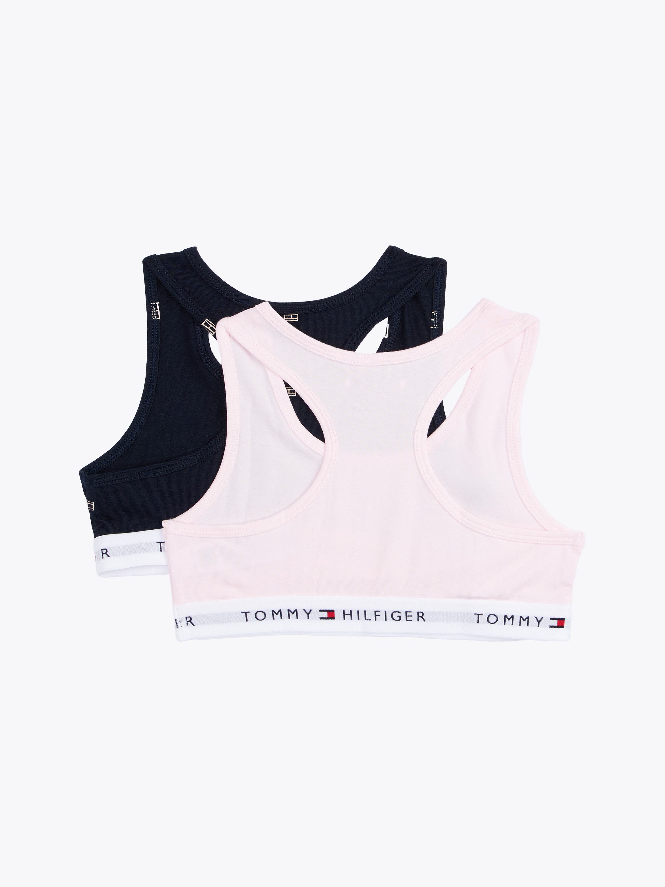 Tommy Hilfiger Underwear Bralette-bh 2PK BRALETTE PRINT met een logo-opschrift (2-delig Set van 2)