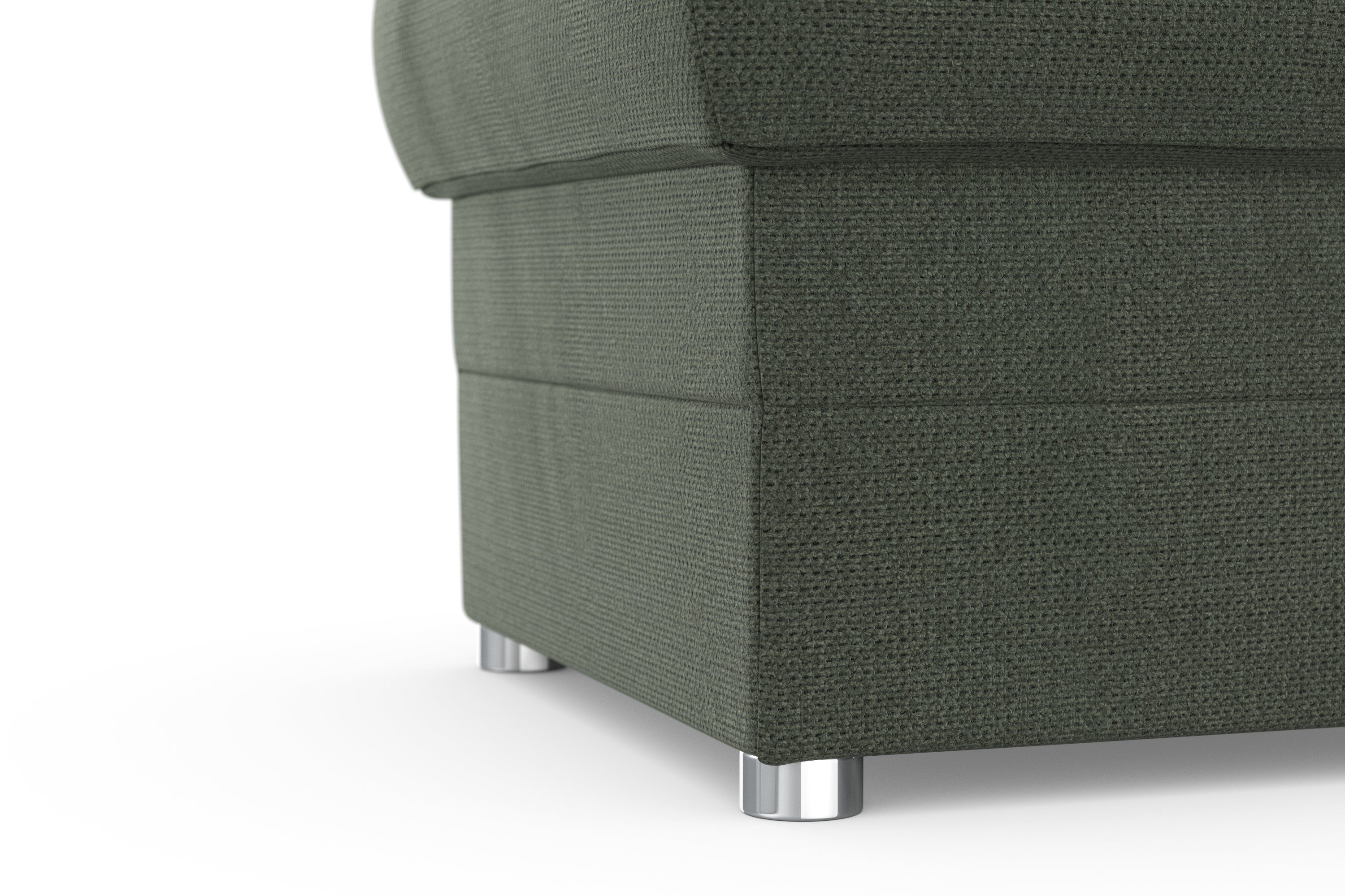 DOMO collection Hocker Pina, compact en comfortabel Bijpassende voetenbank/poef bij de serie