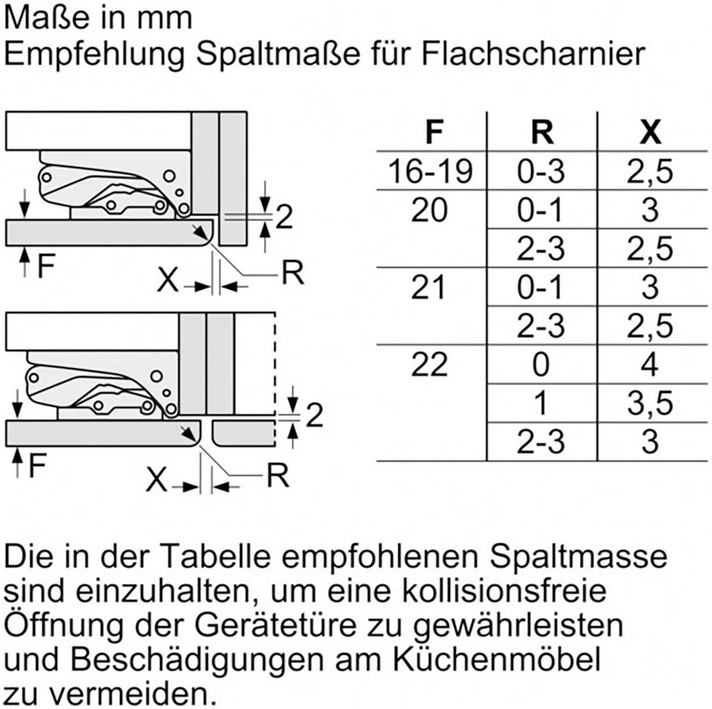 BOSCH Inbouw koelkast KIR81VFE0, 177,2 cm x 54,1 cm