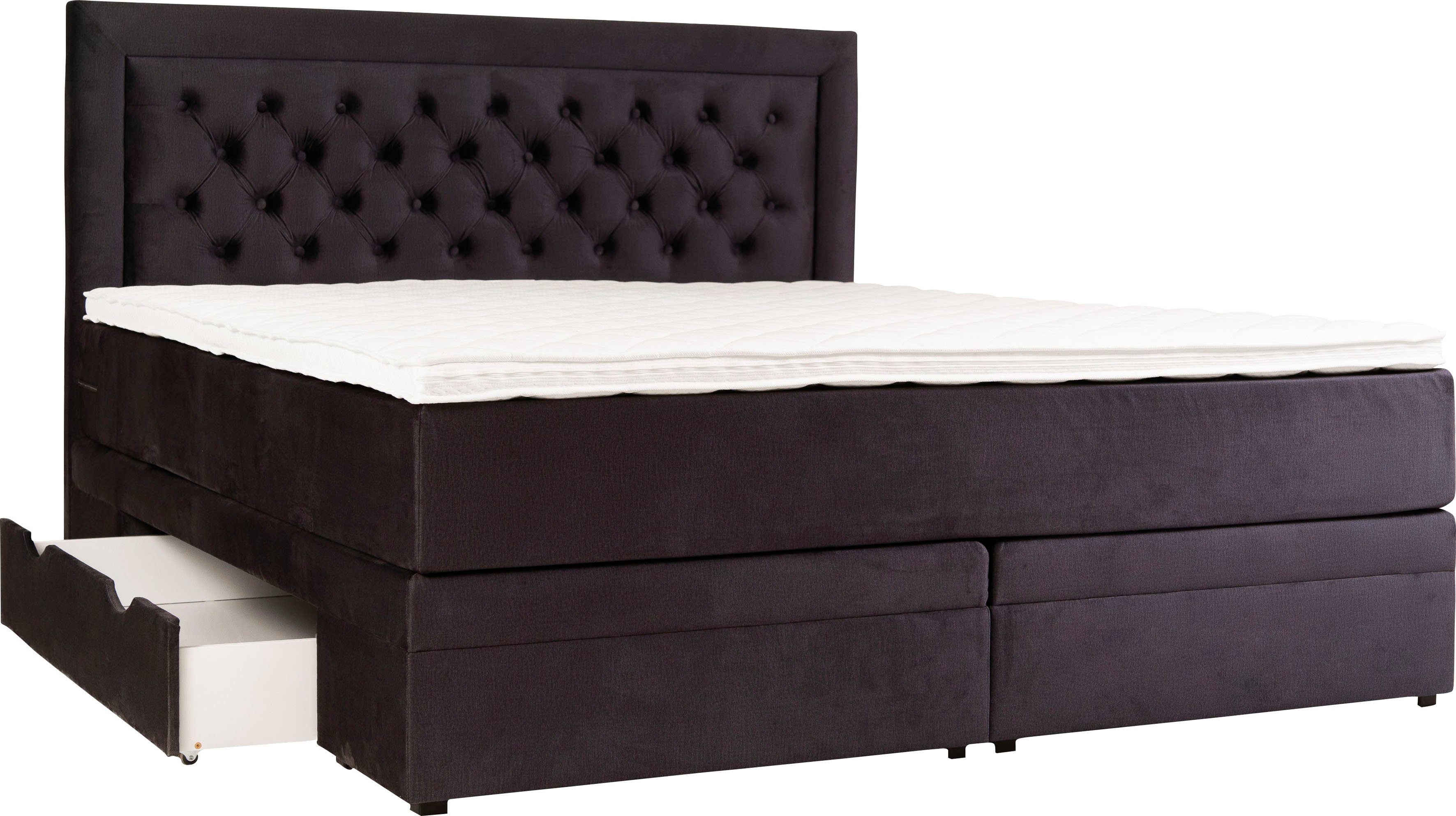 Leonique Boxspring Julien met pocketveringsmatras