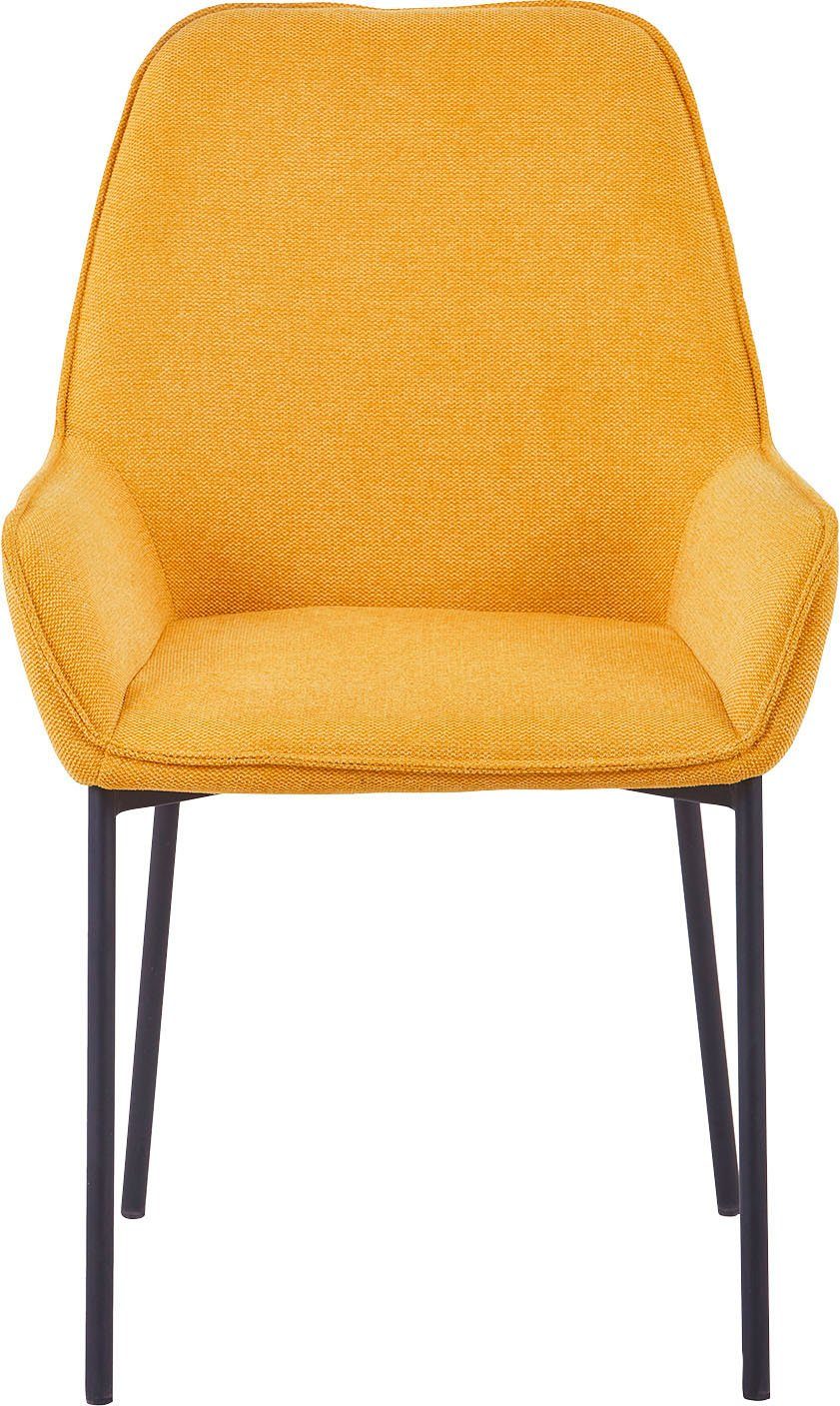 SalesFever Eetkamerstoel Bekleding van structuurstof (set, 2 stuks)