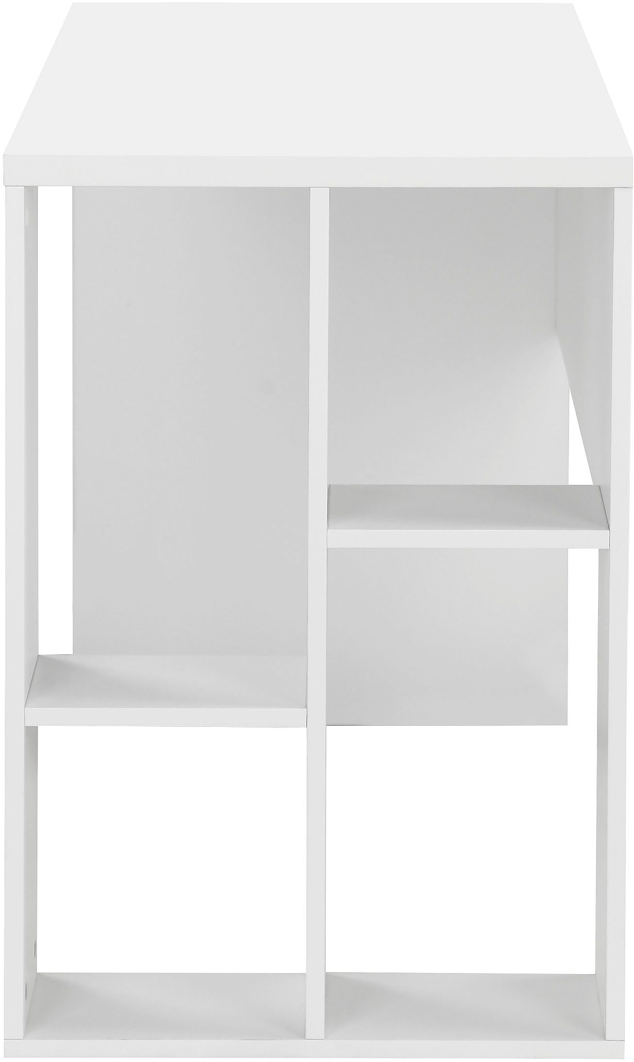 INOSIGN Bureau Ezzell zijwaarts 4 open vakken, krasbestendige coating, breedte 120 cm