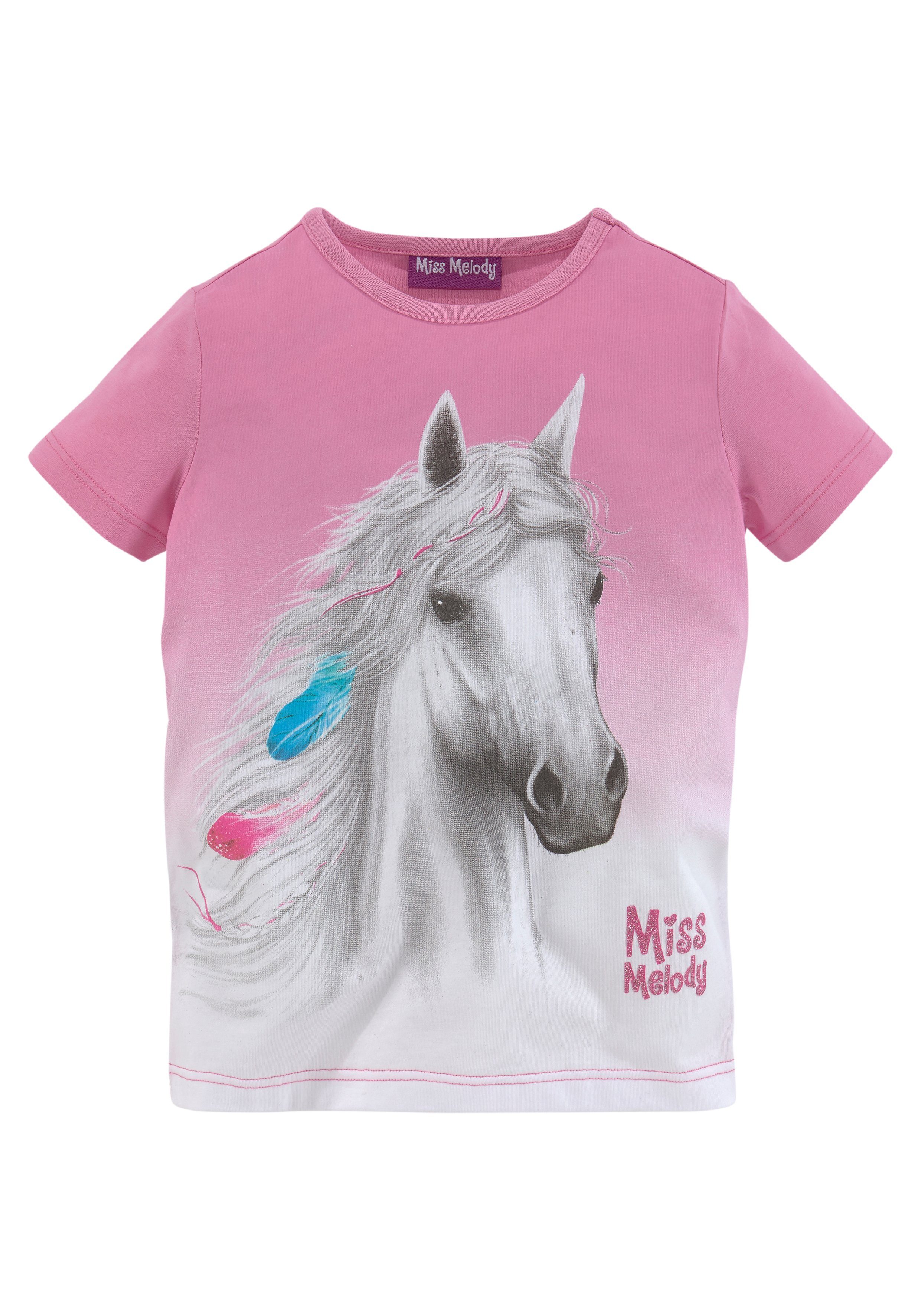 Miss Melody T-shirt met mooi paardenmotief