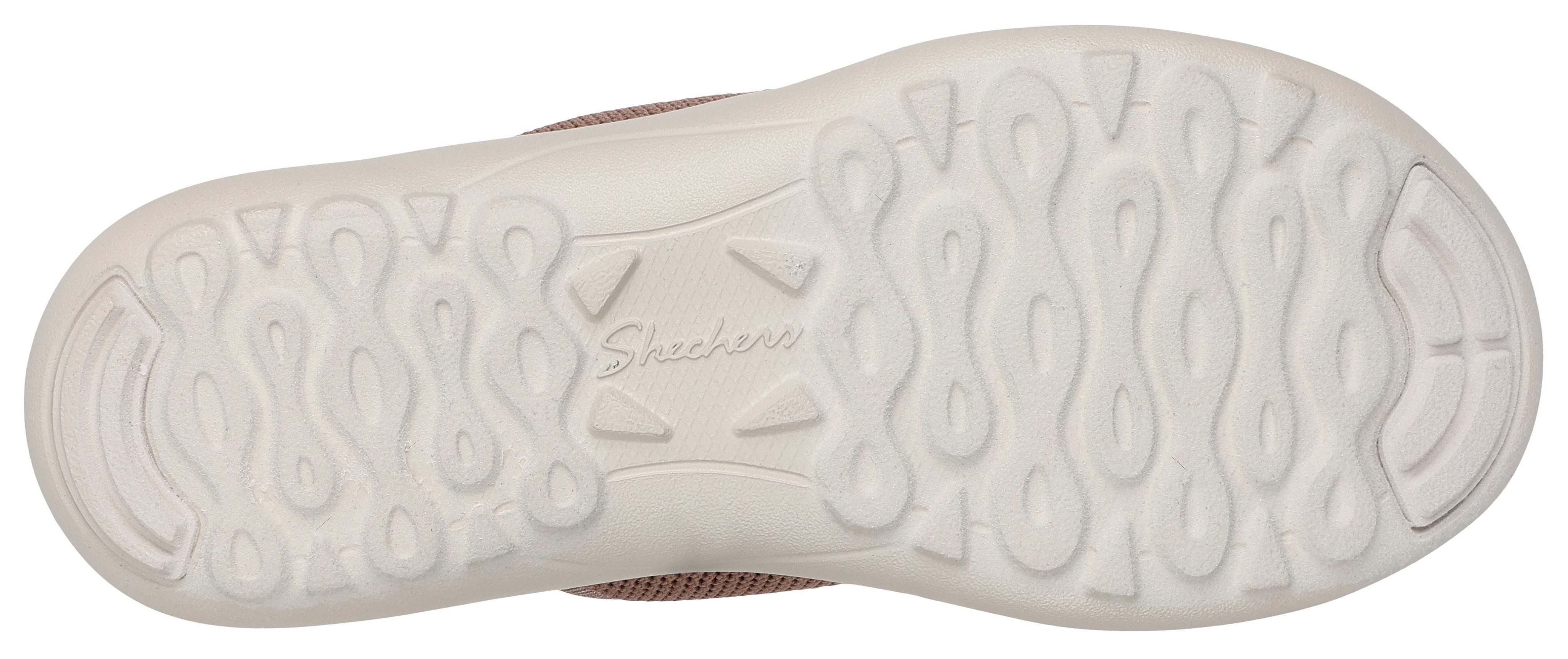 Skechers Slippers SPORTY SLIM , wig sandaal, strand schoen in vegan verwerking