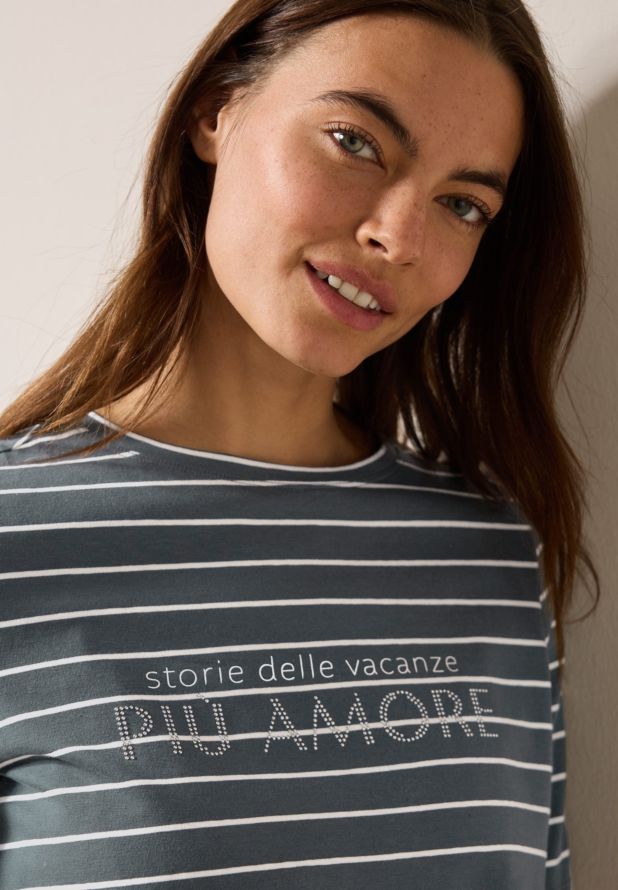 Cecil T-shirt met belettering