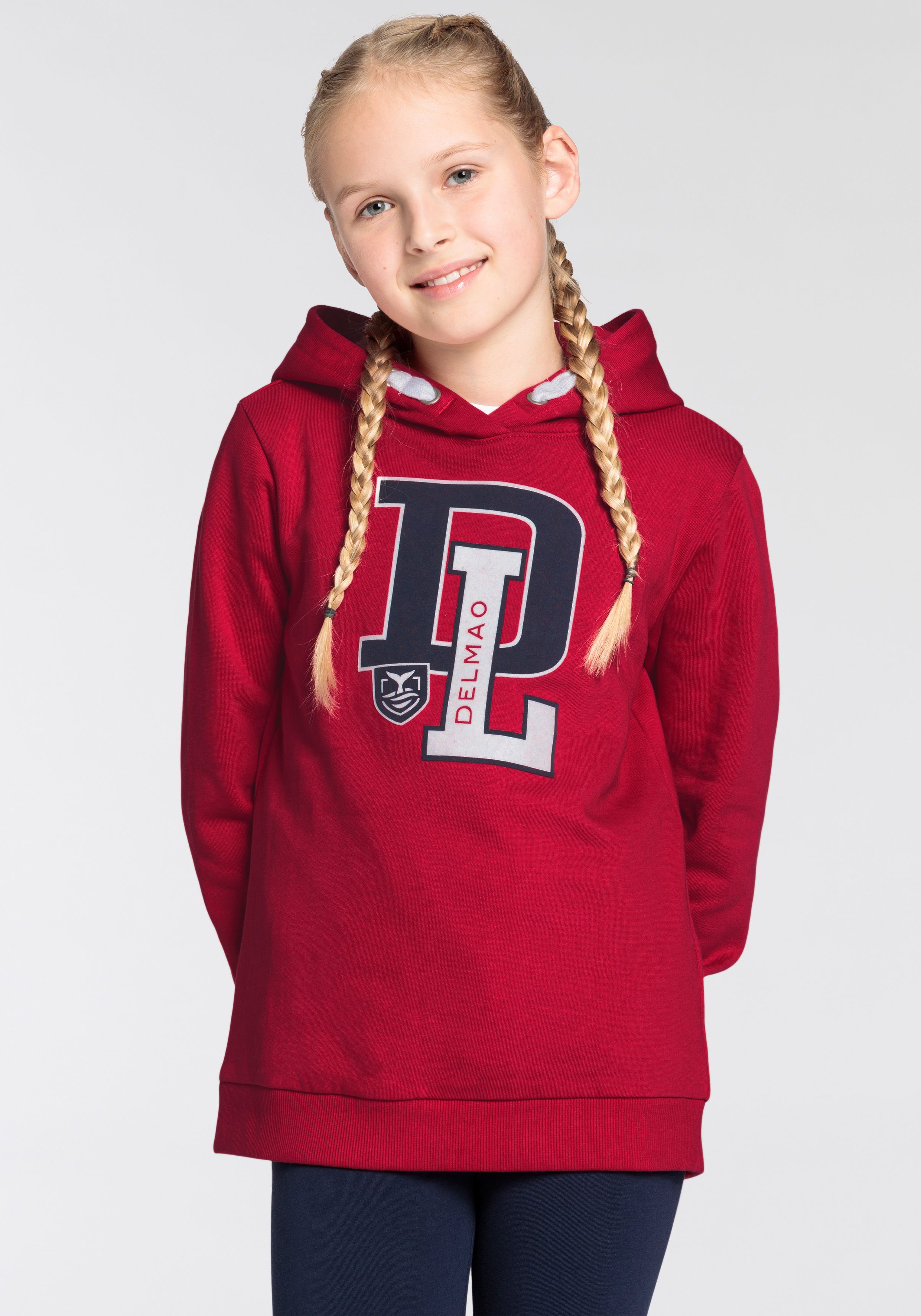 DELMAO Hoodie Voor meisjes met logo-opdruk. nieuwe marke!