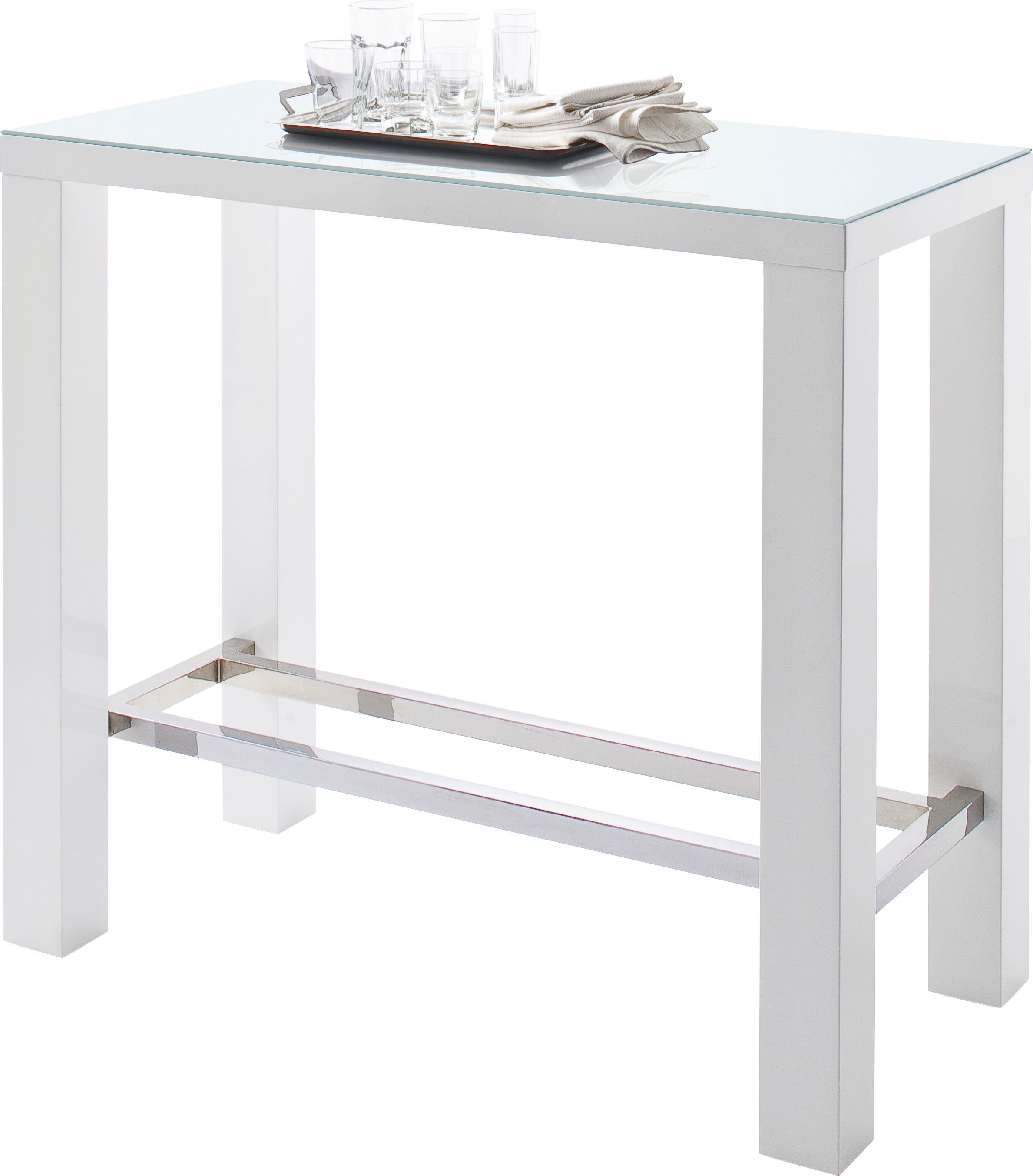spellen Comorama foto MCA furniture Bartafel Jam Bartafel hoogglans-wit, keukentafel, statafel  met veiligheidsglas? Bestel nu bij | OTTO