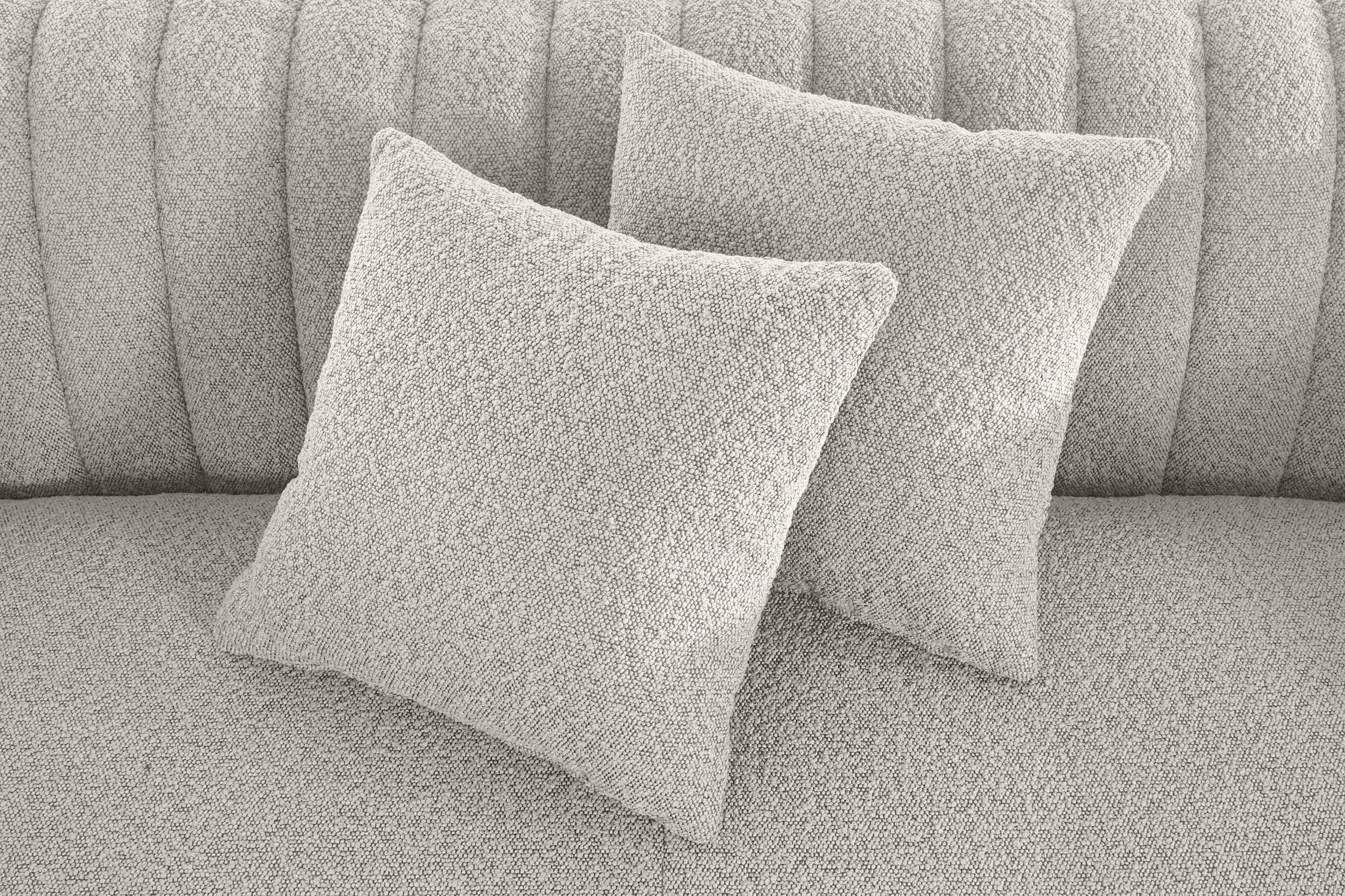 Guido Maria Kretschmer Home&Living 3-zitsbank Chamby New bouclé-structuurbekleding met stiksels bij de leuning