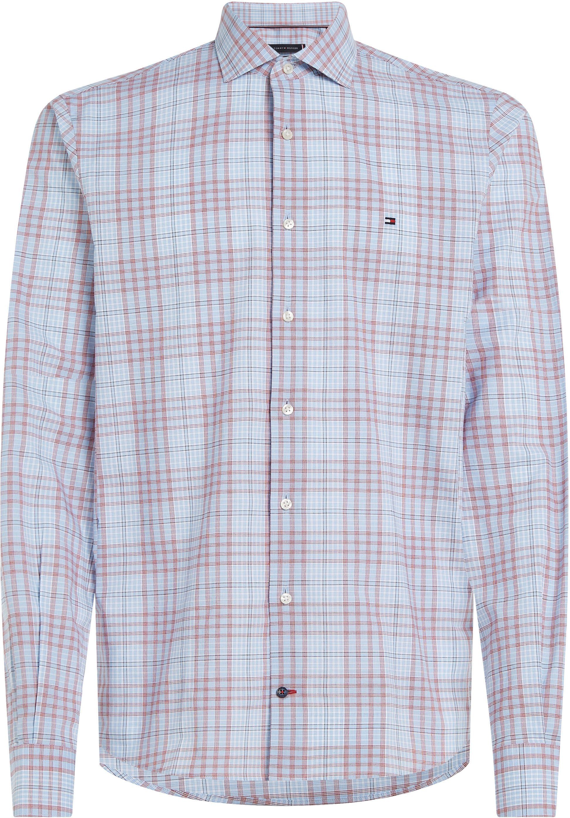 Tommy Hilfiger TAILORED Overhemd met lange mouwen CL STRETCH GLEN CHECK SF SHIRT