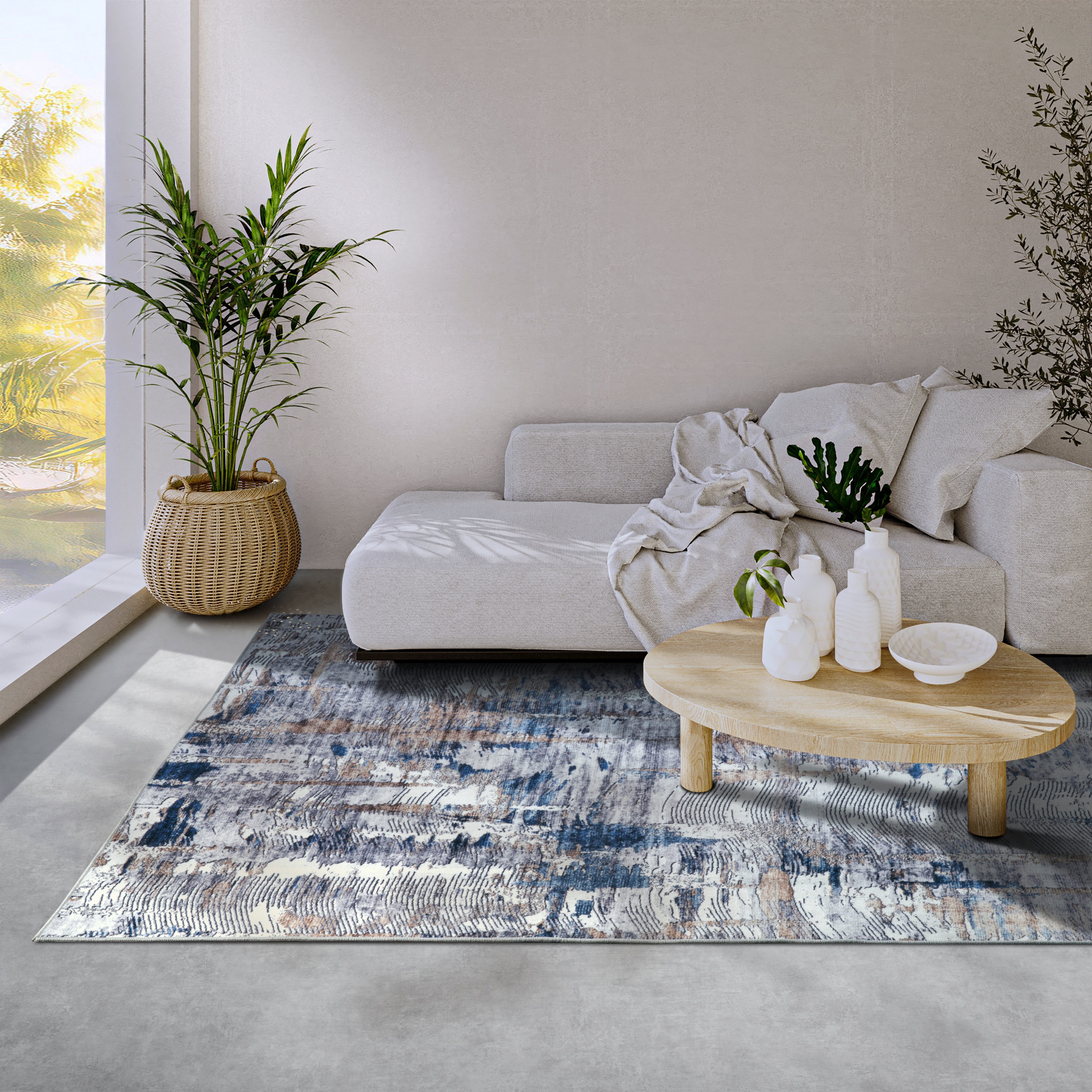 ELLE DECORATION Vloerkleed Malard Kortpolig, antislip, vintage, modern, woonkamer, gang