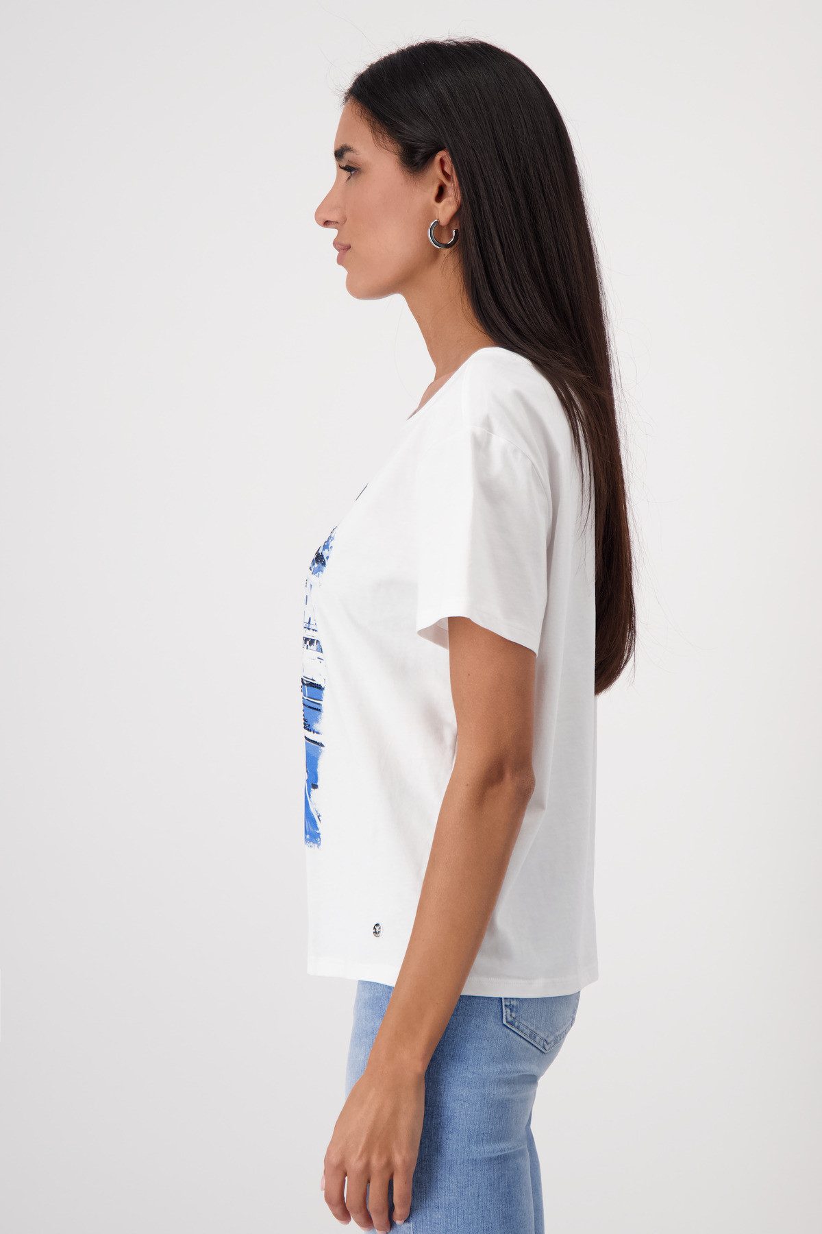 Monari Shirt met ronde hals Met een ronde hals