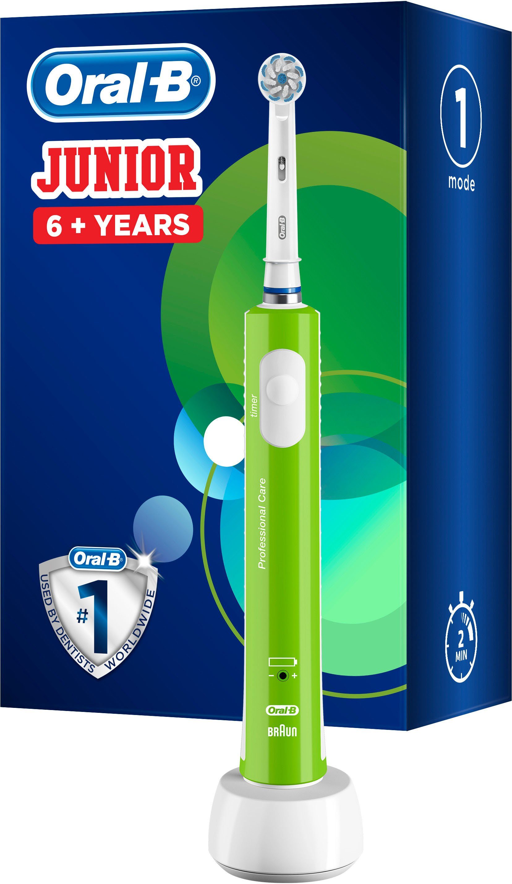stopcontact Auroch winkel Oral B Elektrische tandenborstel Junior Green in de online shop | OTTO