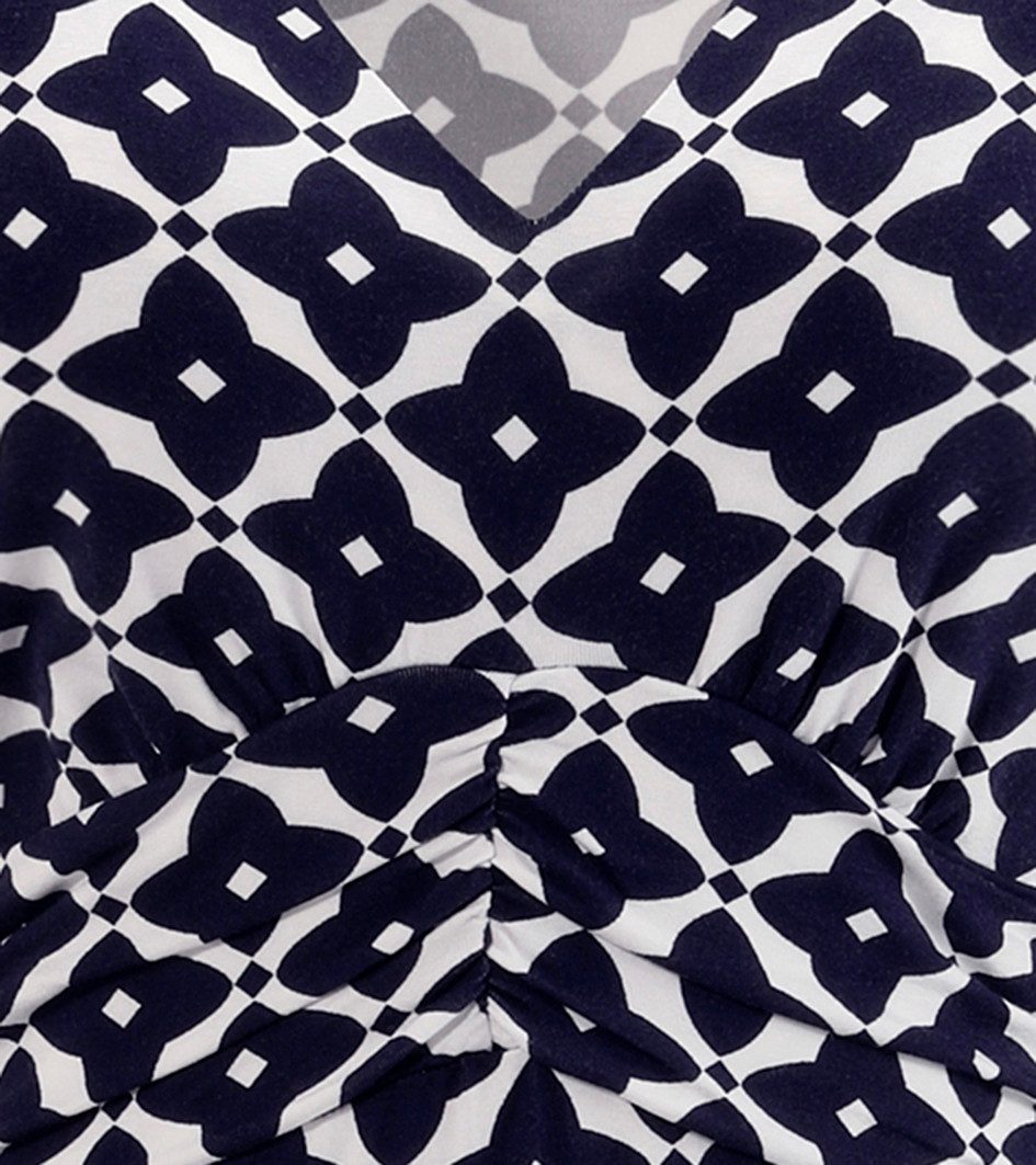 Aniston SELECTED Midi-jurk met elegante, grafische drukverloop - nieuwe collectie