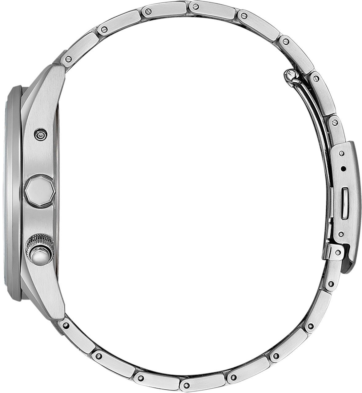 Citizen Radiografisch horloge Polshorloge, herenhorloge, solar, leren band, saffierglas, datum