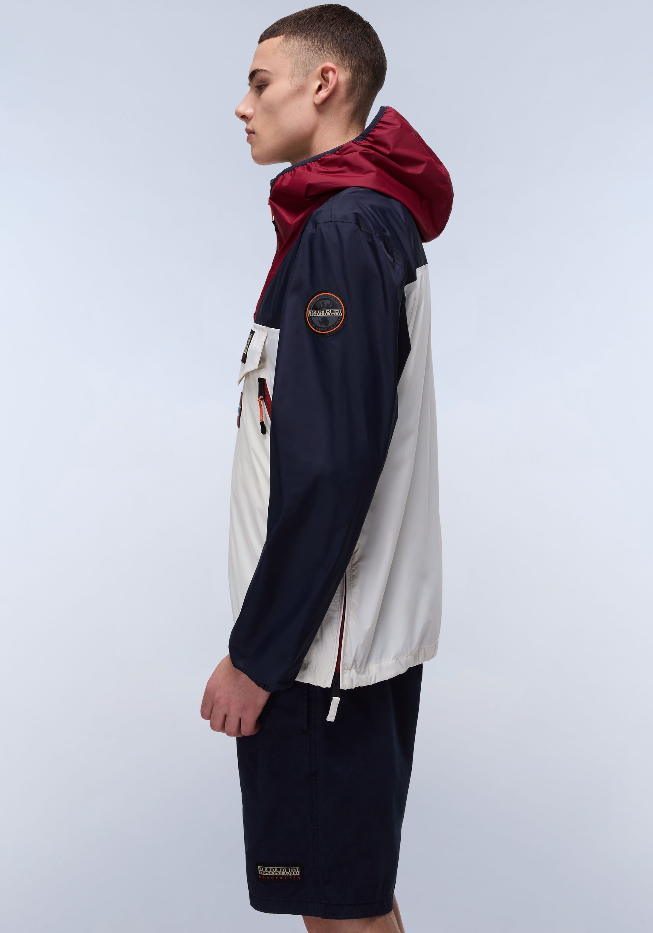 Napapijri Windbreaker RAINFOREST WB PKT V2 Met elastiek en sluitbare opening in de zoom