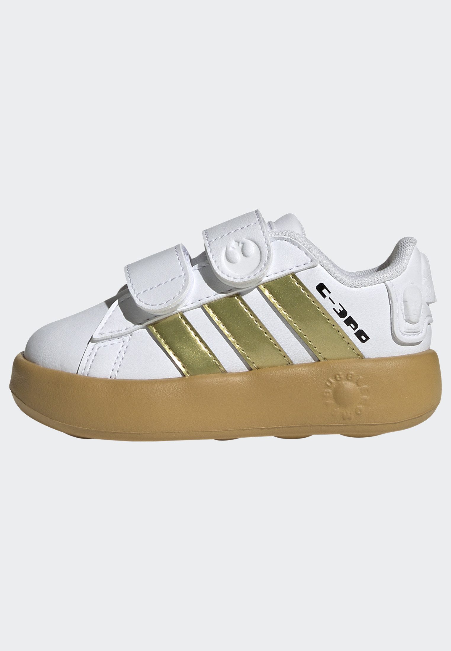 adidas Sportswear Klittenbandschoenen ADIDAS X STAR WARS GRAND COURT 2.0 KIDS Design geïnspireerd op de adidas Superstar, voor kinderen