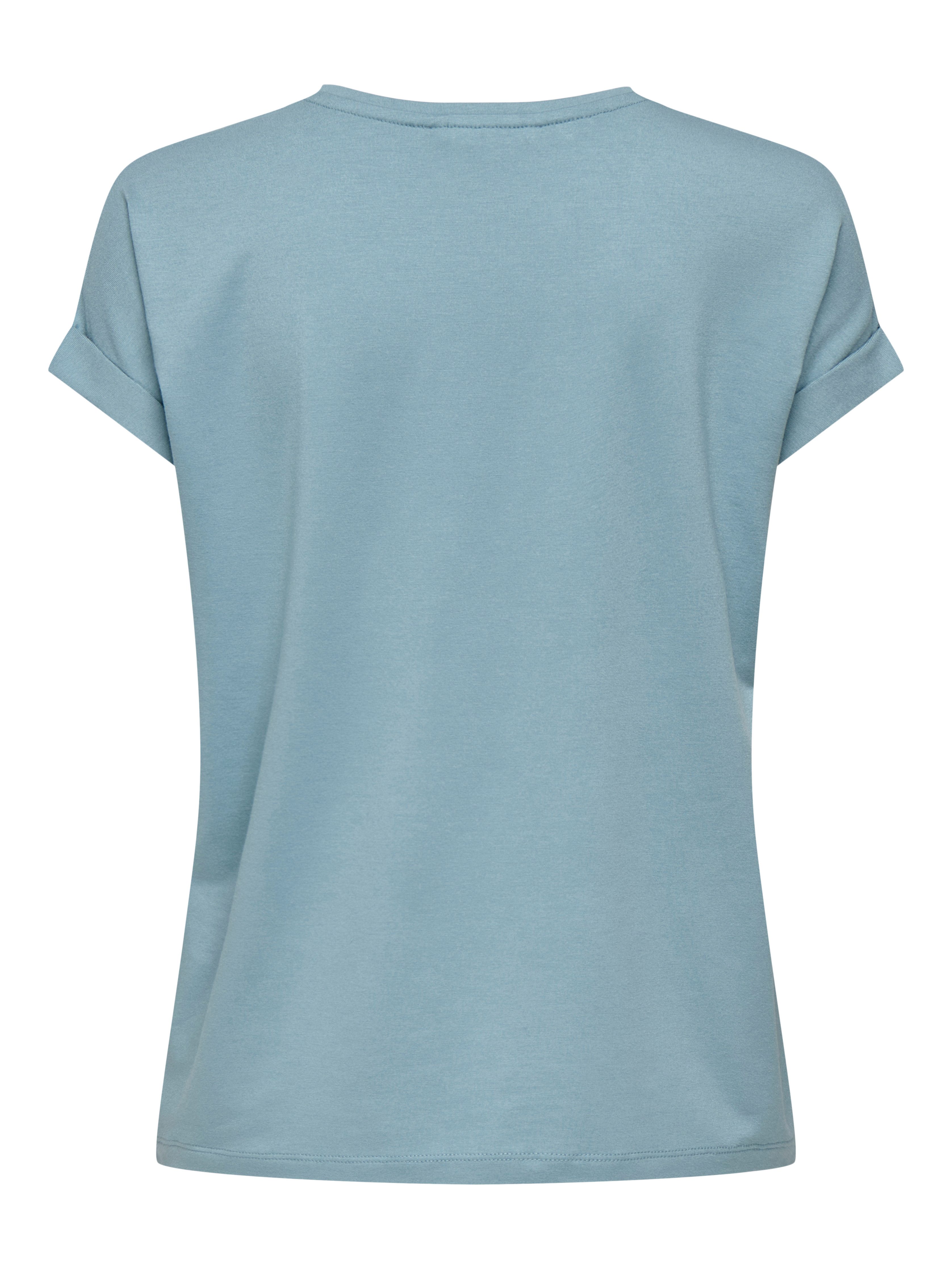 Only T-shirt ONLMOSTER – Shirt met korte mouwen en omslag en klassieke look