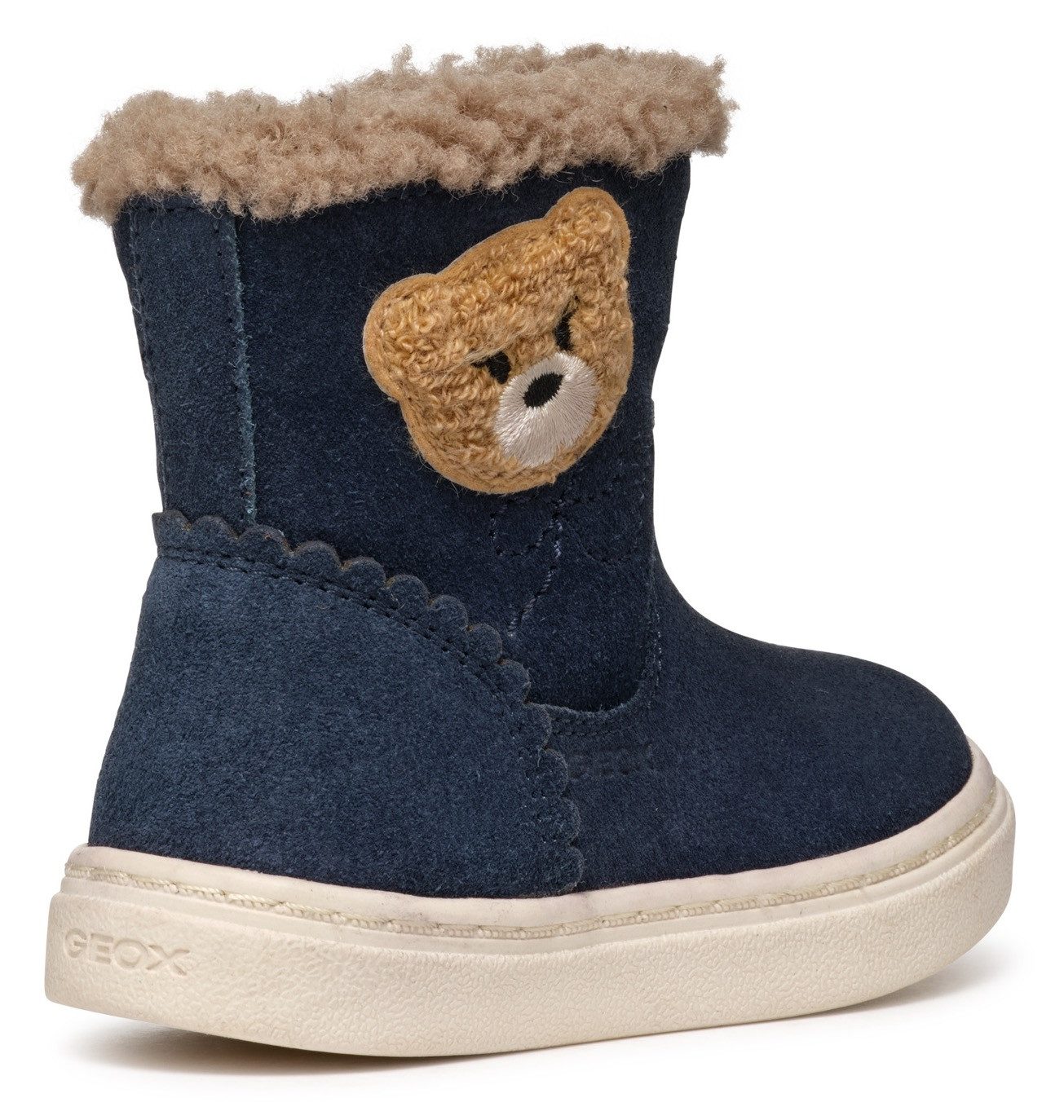 Geox Winterlaarzen B NASHIK GIRL A Klittenbandlaarzen, babylaarzen winterlaarzen met schattige patch