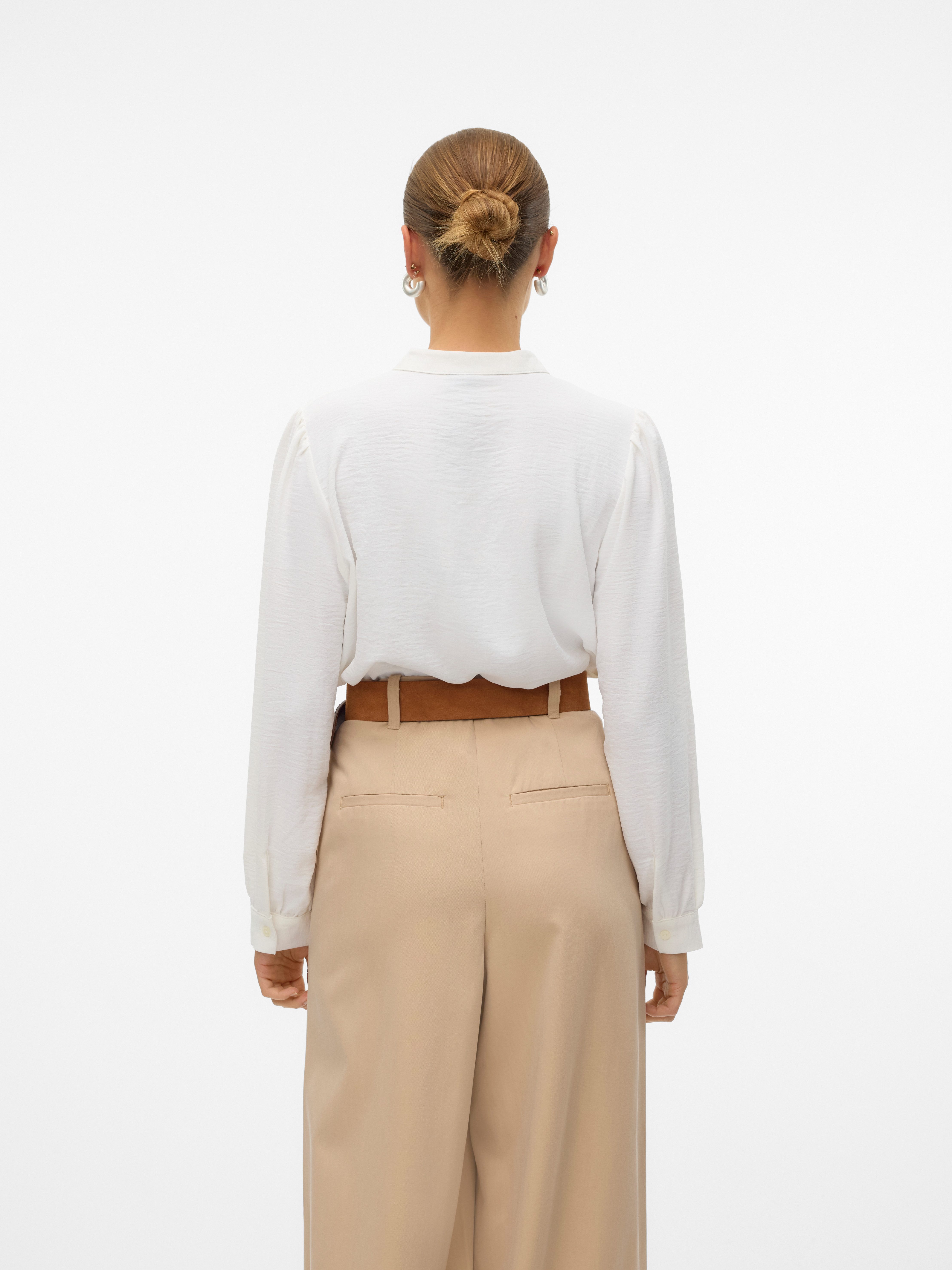 Vero Moda Blouse met lange mouwen VMEMMA LS LACE SHIRT WVN GA NOOS