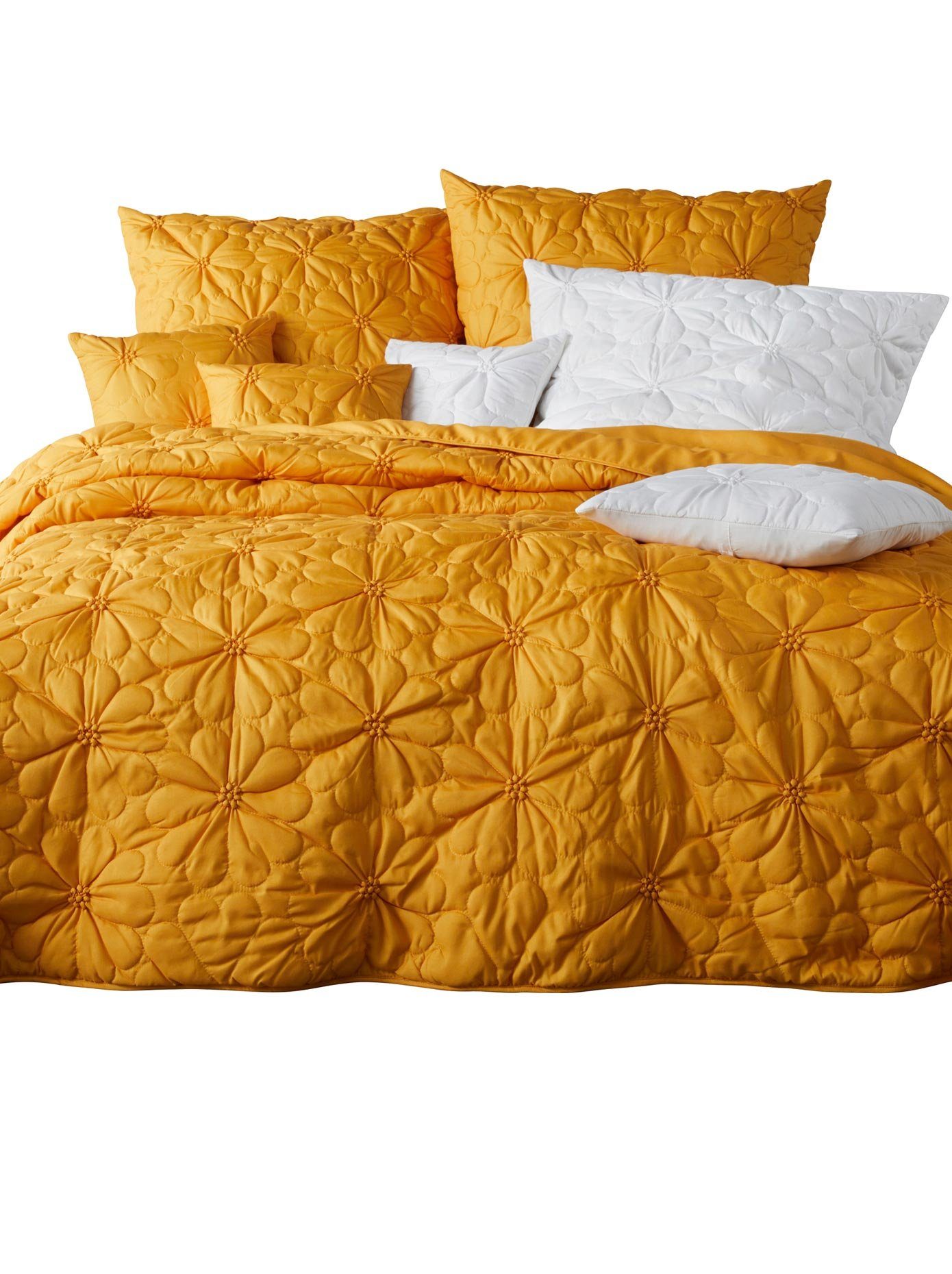 heine home Kussenhoes (1 stuk) sierkussens maat 40 cm x 40 cm geel