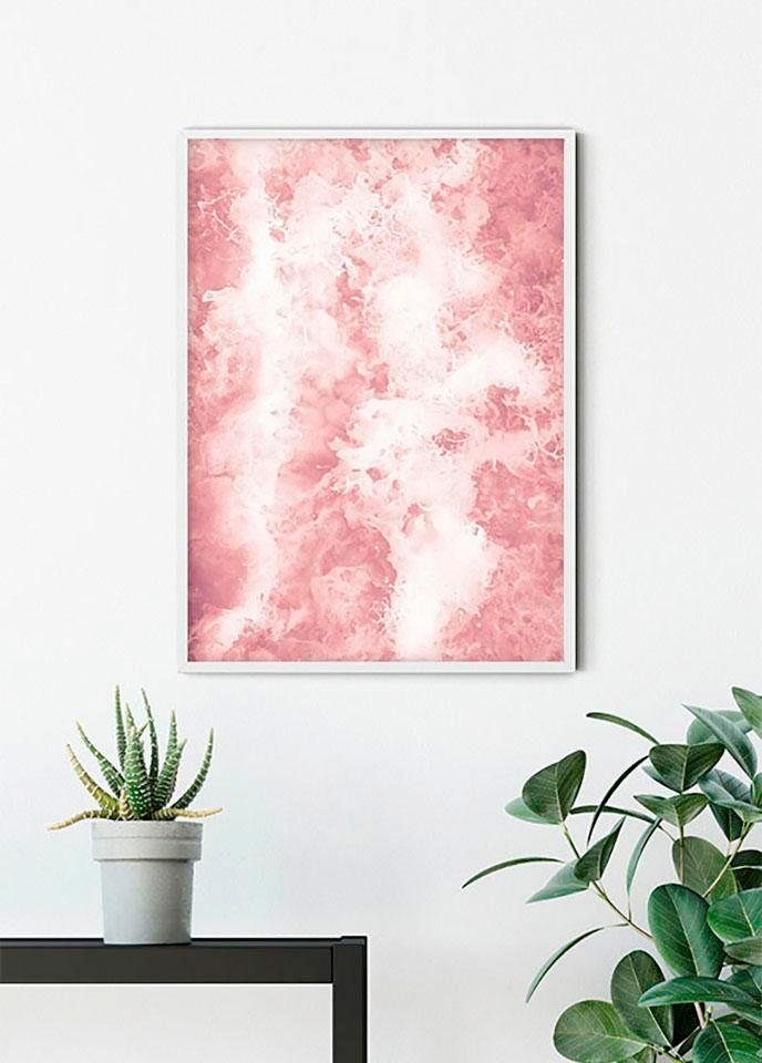 Komar Wanddecoratie Pink Bubbles Wanddecoratie - zonder lijst (1 stuk)