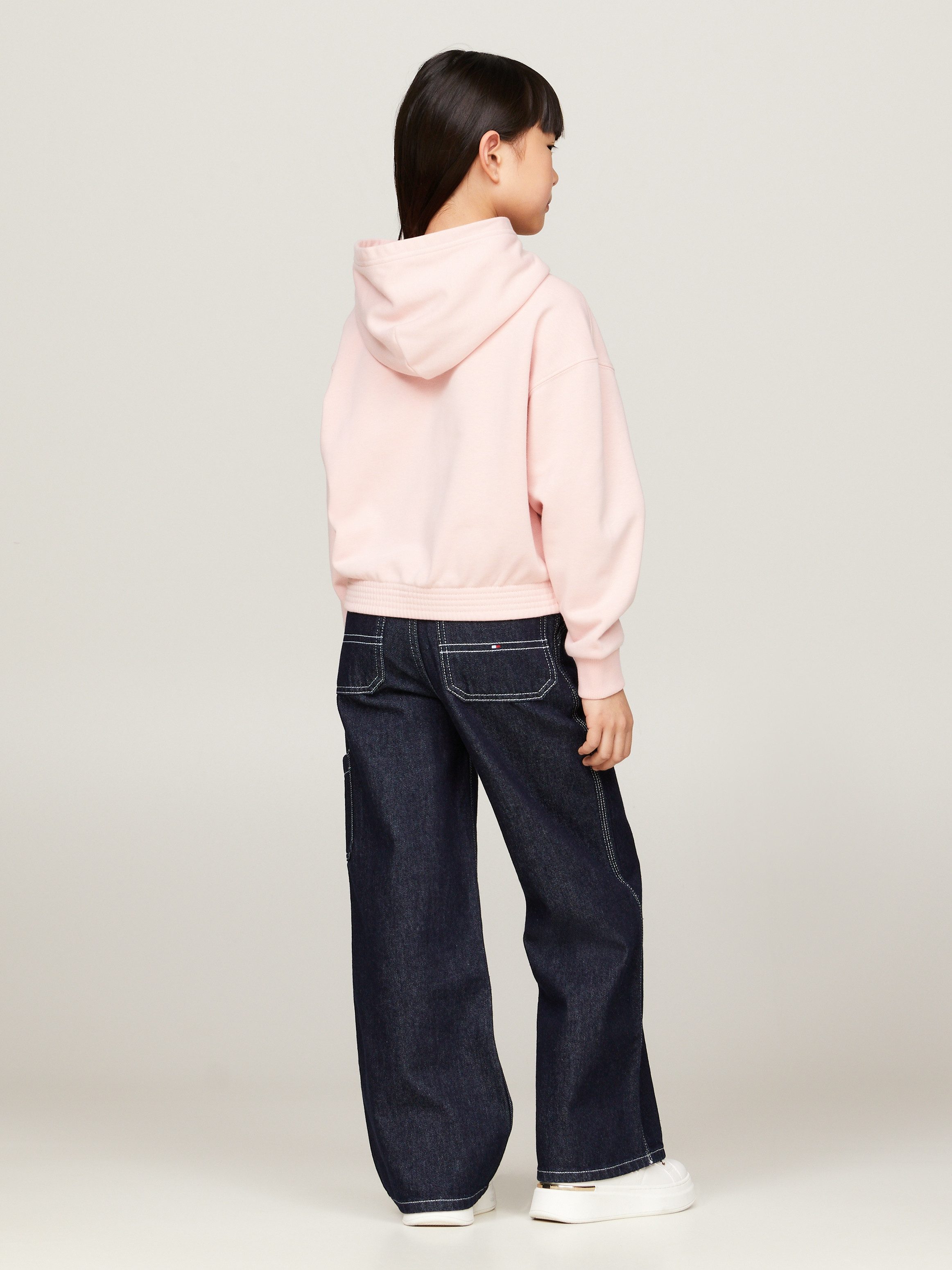 Tommy Hilfiger Hoodie MONOTYPE FLOCK HOODIE Kinderen tot 16 jaar met logo-opdruk