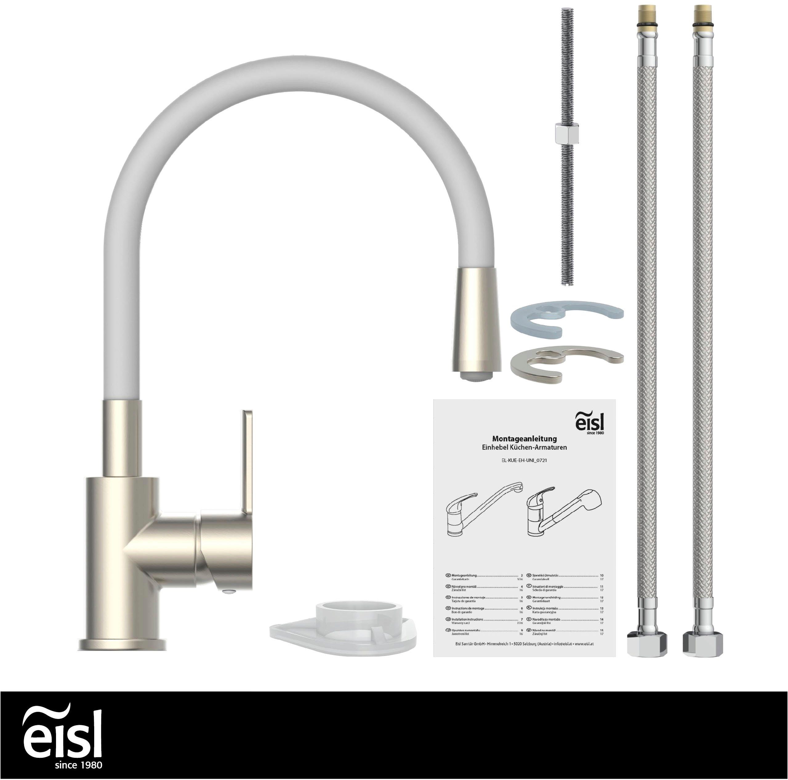 Eisl Gootsteen kraan Flexo energiebesparende cold-start, waterbesparende eco click,360° draaibaar