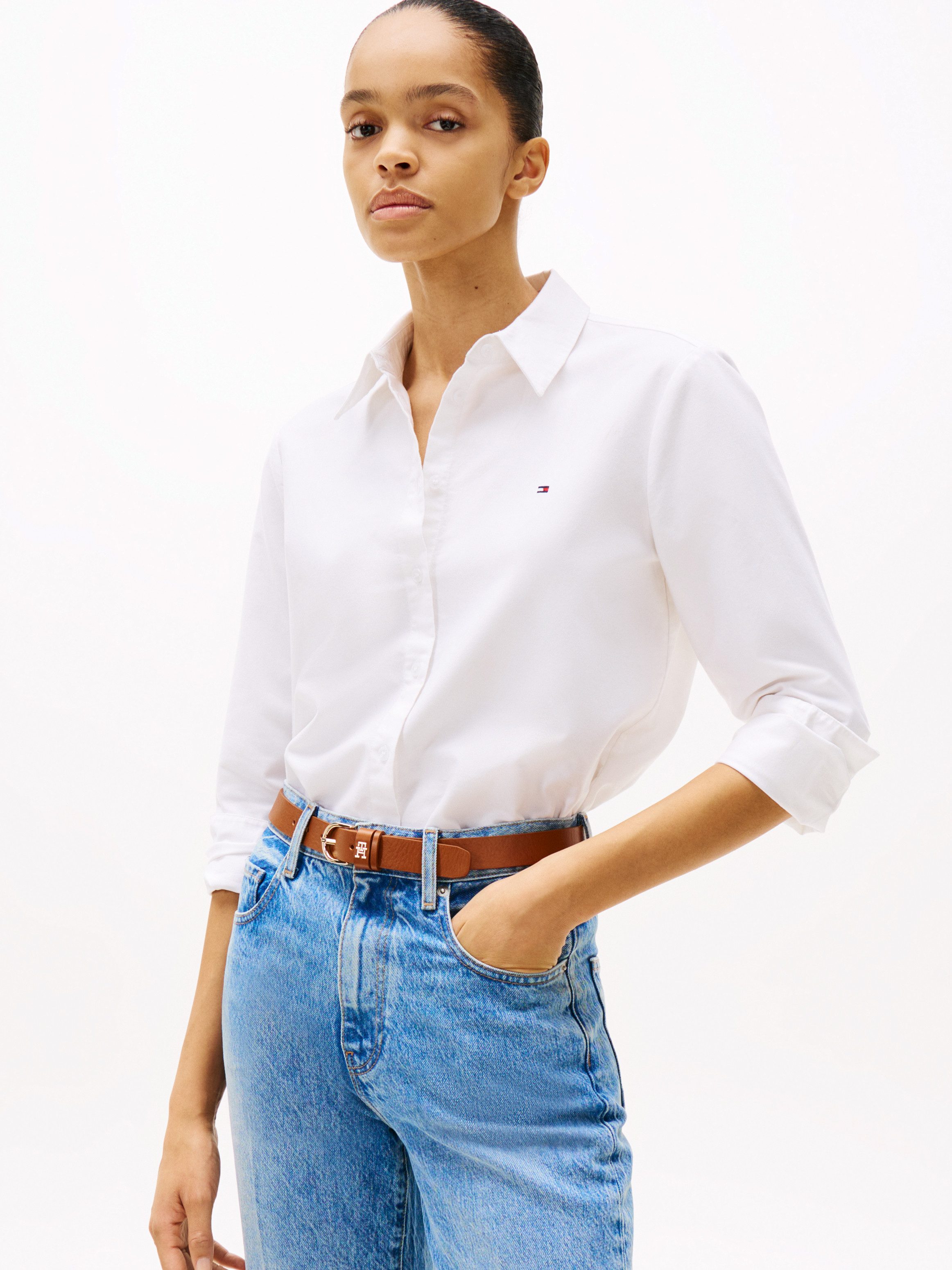Tommy Hilfiger Overhemdblouse OXFORD RELAXED FIT SHIRT