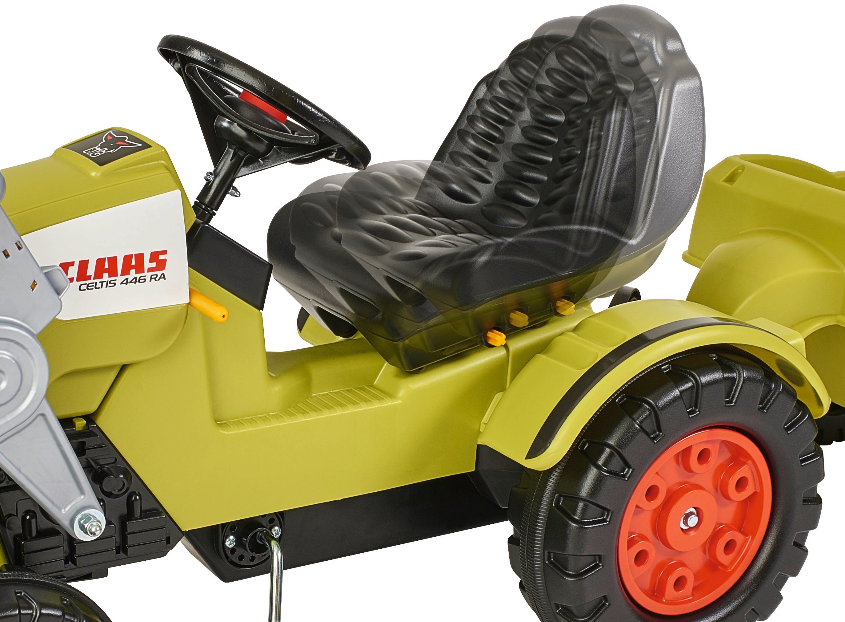 BIG Traptractor Claas Celtis Loader BxDxH: 46x169x54 cm, met aanhanger