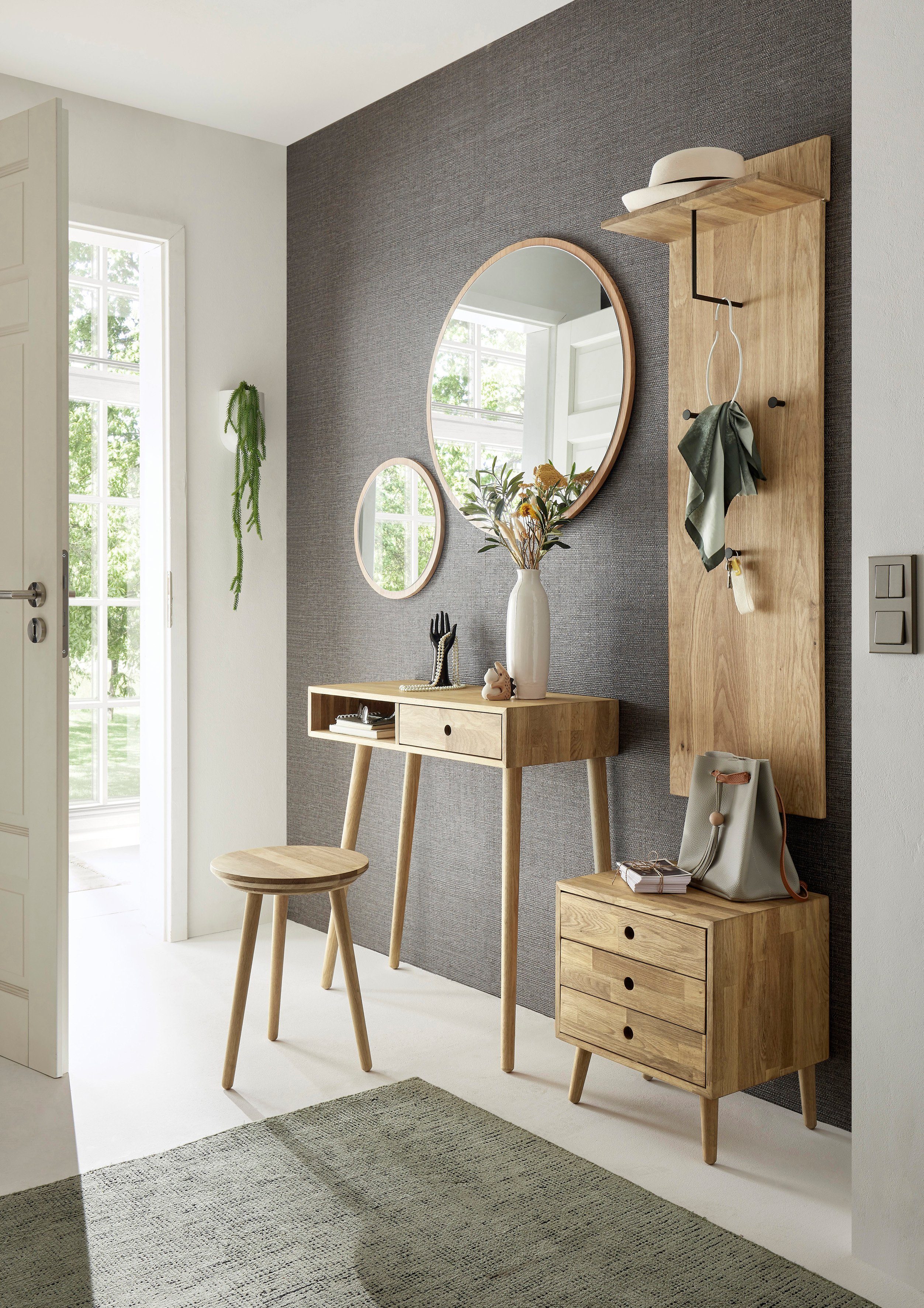 MCA furniture Wandspiegel Agra, TOPSELLER! Breedte ca. 75 cm, frame van houtfineer, tijdloze stijl