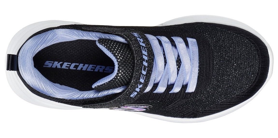 Skechers Sneakers WAVE 92 , instapschoen met glitter voor meisjes, maat sjabloon om te downloaden