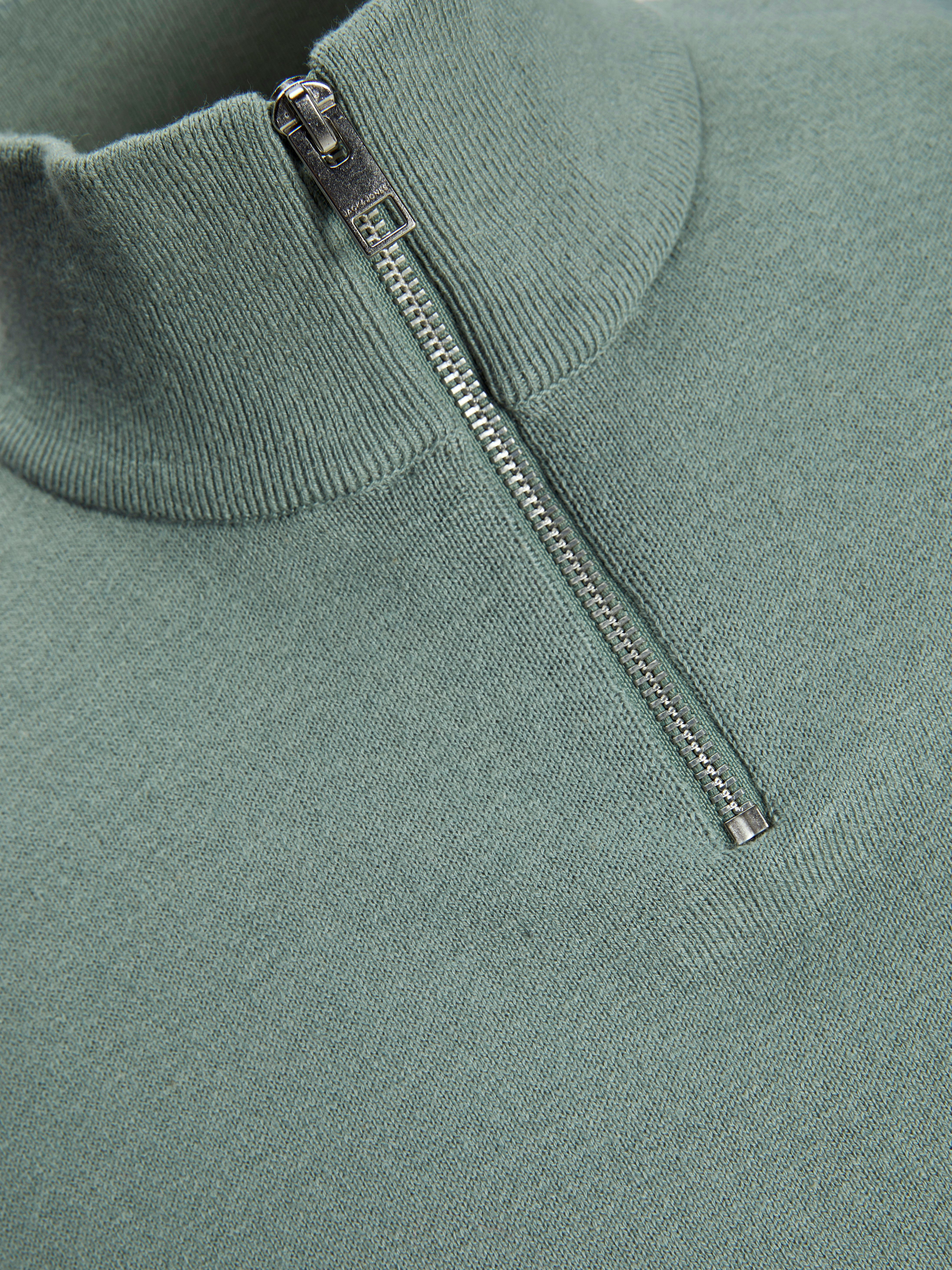 Jack & Jones Schipperstrui JJEEMIL KNIT HALF ZIP NOOS