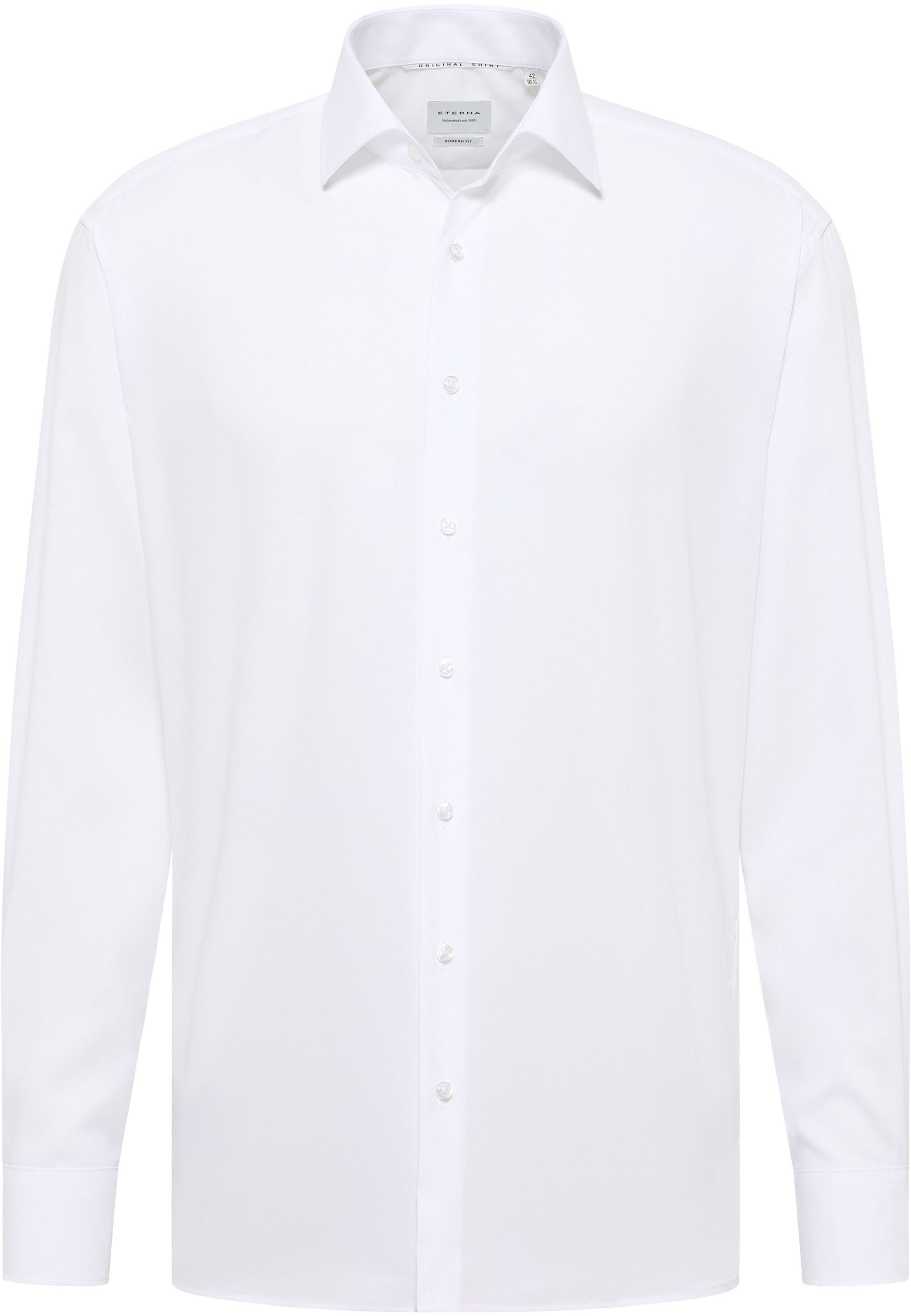 Eterna Overhemd met lange mouwen MODERN FIT NON IRON (strijkvrij)
