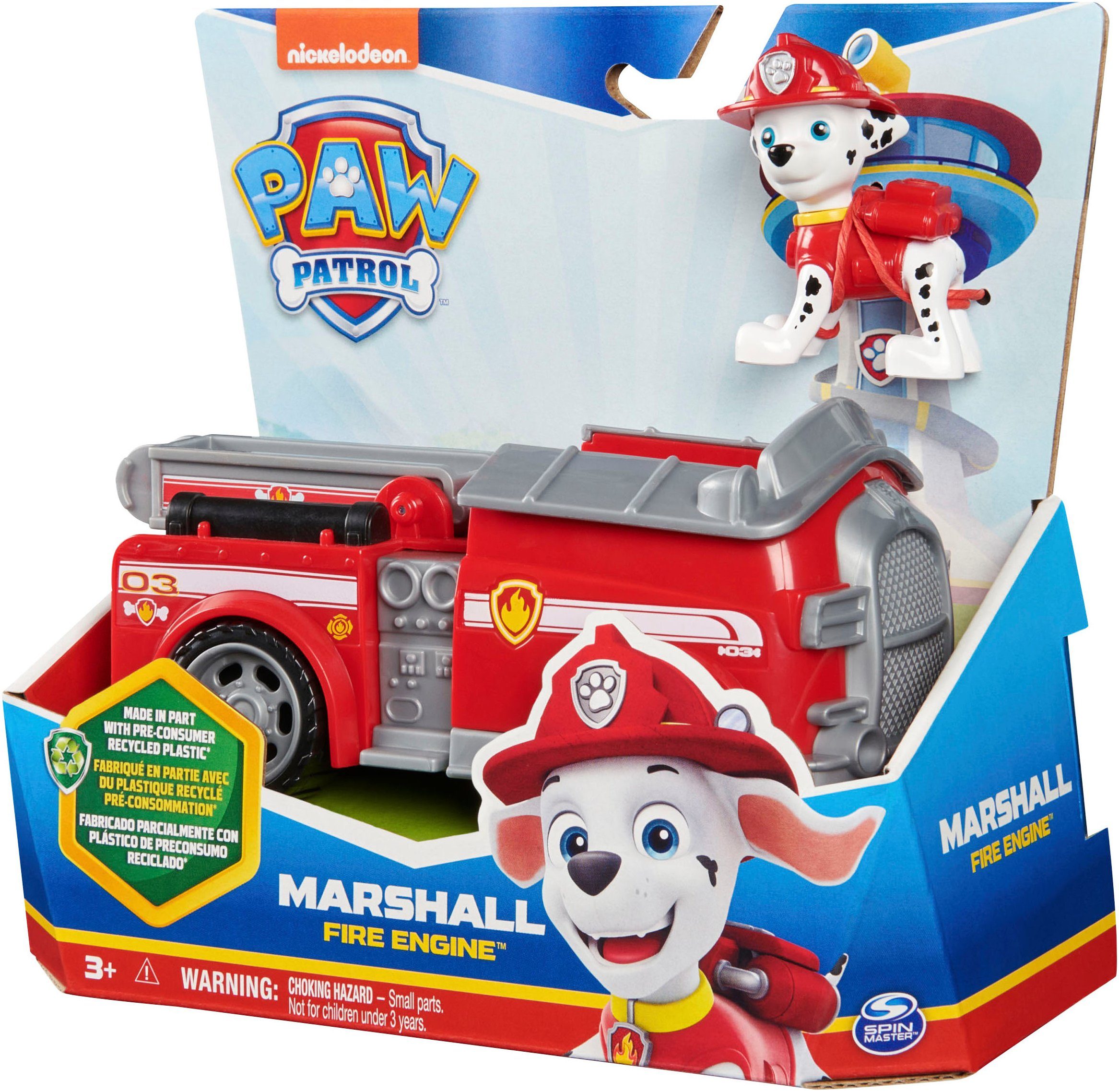 Spin Master Speelgoedauto Paw Patrol - Sust. Basic Vehicle Marshall