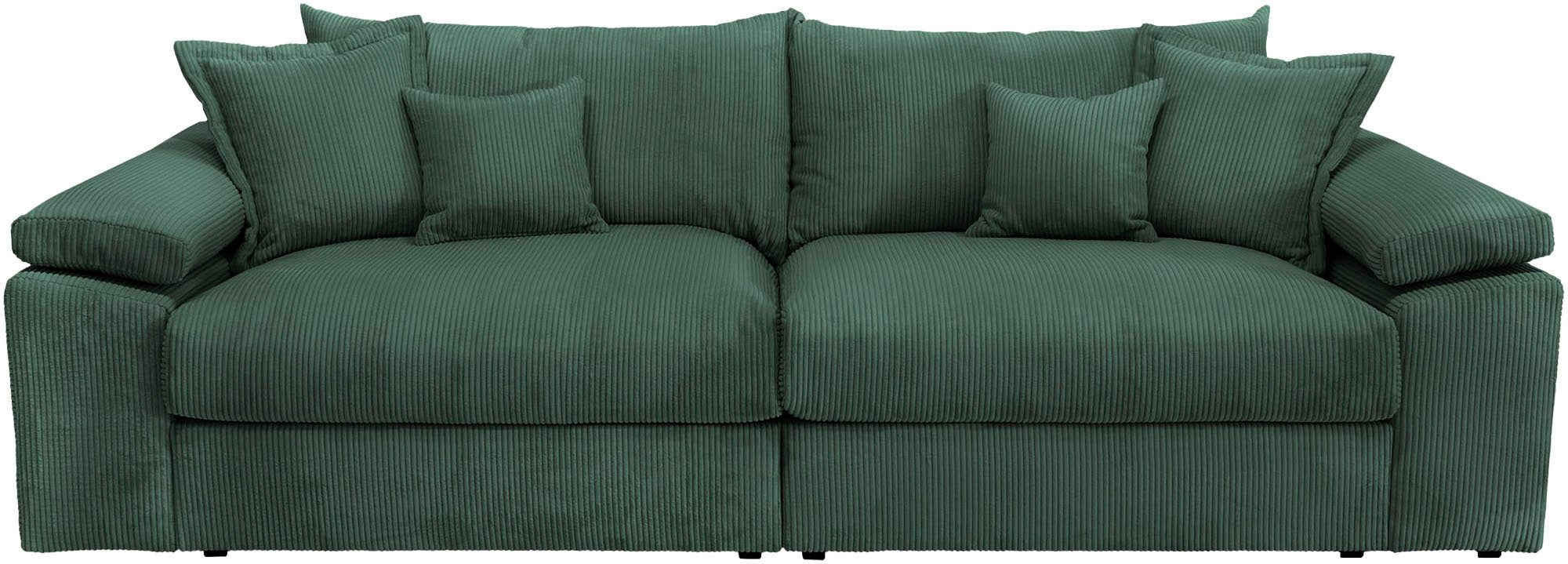 Home affaire Megabank Soft&Cosy XL - breedte 246 cm Mega-bank, in corduroy, met binnenvering